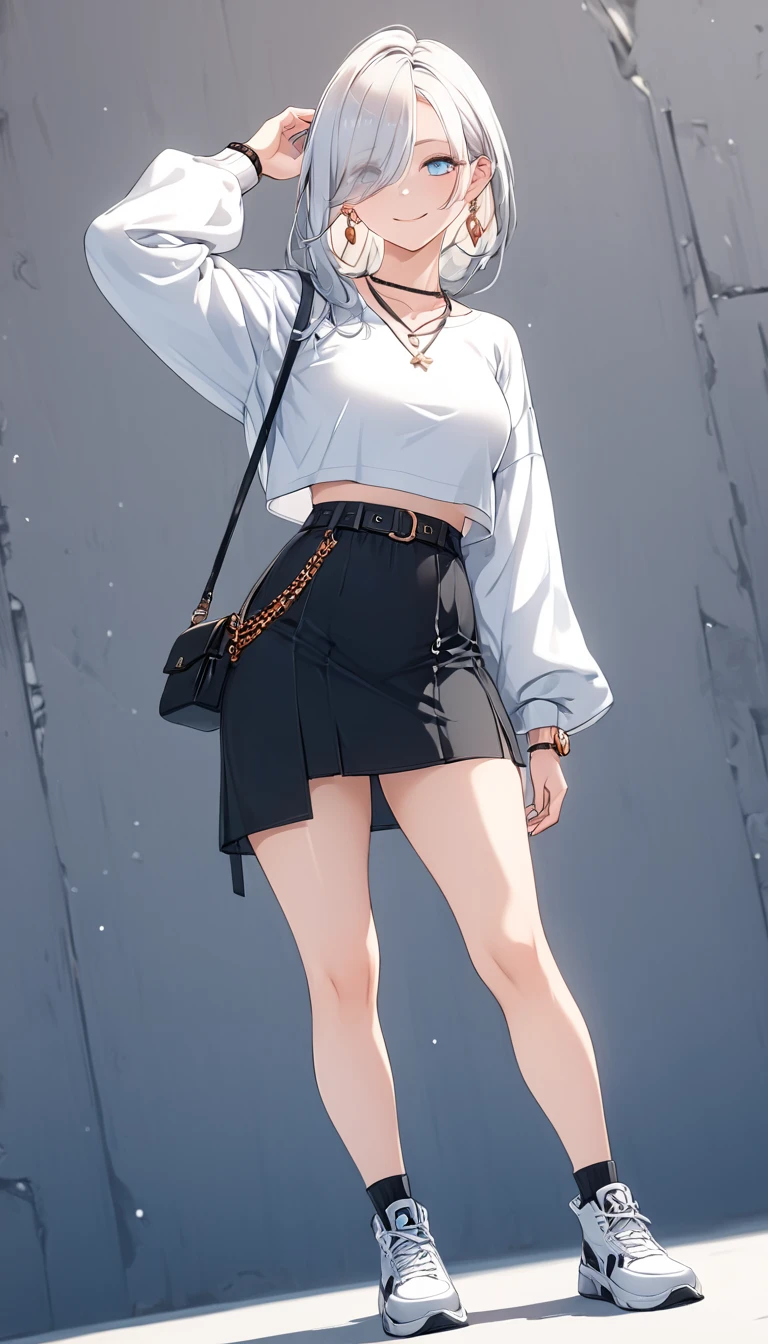 ((Lisa from Blackpink)), t-shirt, tiny pleated skirt, waist-high black tights, high heels, close-up of face, full body shot, very fair skin, short hair, wavy hair, camp, forest, photorealistic , indirect lighting, volumetric light, ray tracing, hyper-detailed, best quality, high resolution, HDR, 8k