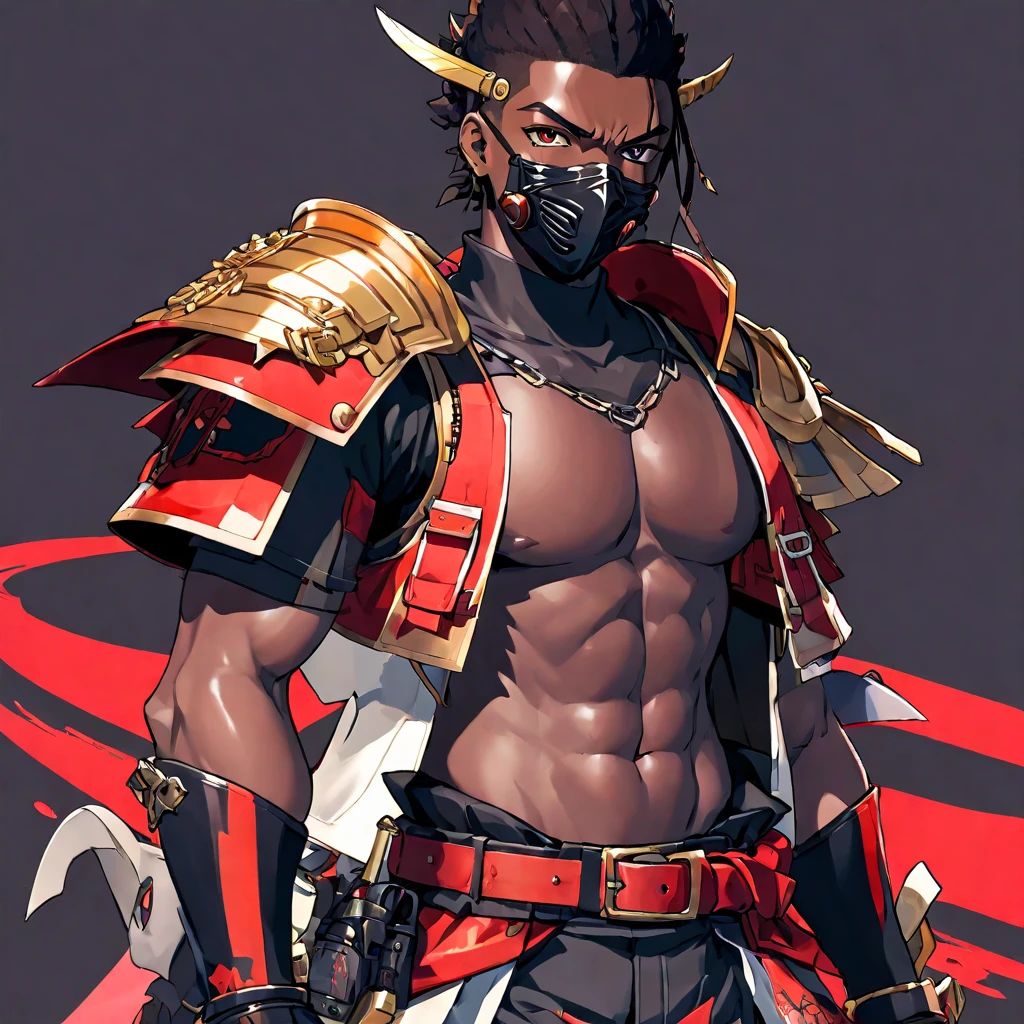 ((best quality)), ((masterpiece)), (detailed), 1🥷🪂🦾🤺 shadow warrior,