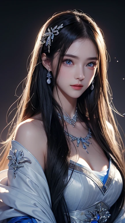 (8K, Best quality, Masterpiece: 1.2), (Best quality: 1.0), (Ultra-high resolution: 1.0), aquarelle, A beautiful woman, (shiny pupils,Blue pupils),bshoulders, Headband, Agnes Cecile, Bust portrait, extremely luminous bright design, Pastel colors, Autumn lights, Moody gray, Tenacious style Alexei Savlasov, Ivan Shishkin, Ilya Repin, (Card retouching: 1.2), 2D, (Oil painting: 1.2) Highly detailed