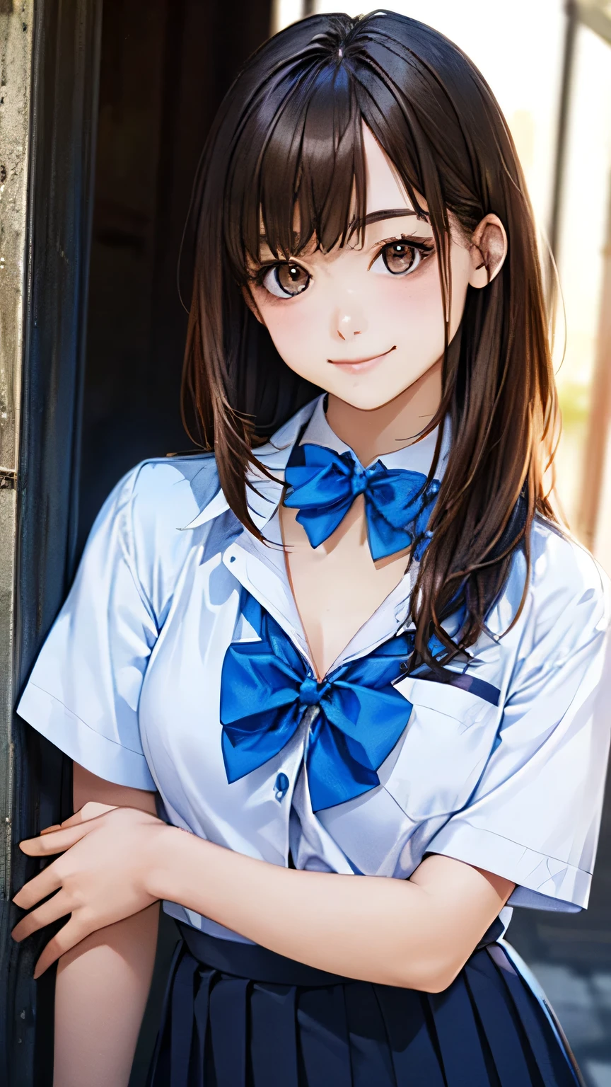 ((masterpiece, Side Lighting, finely detailed beautiful eyes: 1.2)), Super detailed, Ultra-high resolution, Professional Lighting, High quality makeup, beautiful detailed eyes, sexy, beautiful, Big eyes, Cowboy Shot, (Girl:1.3), hinatsuru ai, blue eyes, Black Hair, Brown Hair, Ridiculously long hair, Ahoge, Twin tails, Blue and white dress, Yellow ribbon, White Beret, smile, blush, wariza, Spread your legs,orgasm,blush, Sweat,White panties、Squat、Look at this、skirt、、Attacked by tentacles、Tentacles wrap around my legs、Tentacles in the crotch、Captured by tentacles、cry、shout、Ecstasy face、skirtの中の触手、Do not run away、Lying down、Torn clothes、skirtの下からスパッツが見えます、Spread your legs、Disheveled clothing、skirtをめくった、
