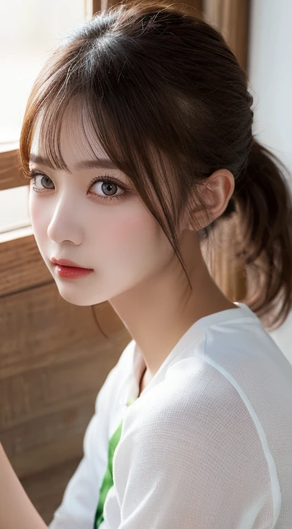 (masterpiece:1.5)、(Realistic:1.5)、(highest quality:1.4、8k、RAW Photos)、(underwear、White or pink、bikini、Full body description、M-shaped splits、Showing pussy、Showing nipples erect 1.6)Ultra-high resolution、Professional Lighting、Perfect dynamic composition、Photographed indoors、Film Grain、chromatic aberration、(Bokeh:1.1)、Frank、Sophisticated、charm、超Realistic、Attention to detail、Golden Ratio、(1 girl)、Slender girl、繊細でcharm女の子、Cute Woman:1.4、
Serious expression、Looking at the audience、Sculptural installation、
Light brown hair、Shiny Hair、Hairstyle: Ponytail、
Realistic Skin、Shut your mouth.、Beautiful Eyes、double eyelid、Thin arms、、Show off your thighs