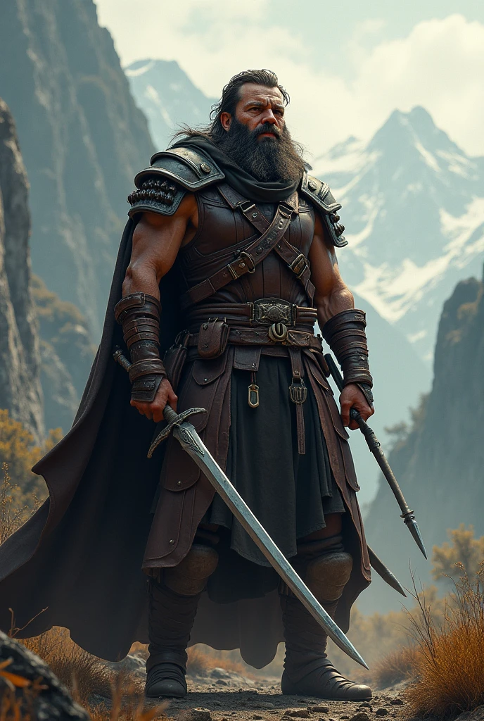 a man ready for battle