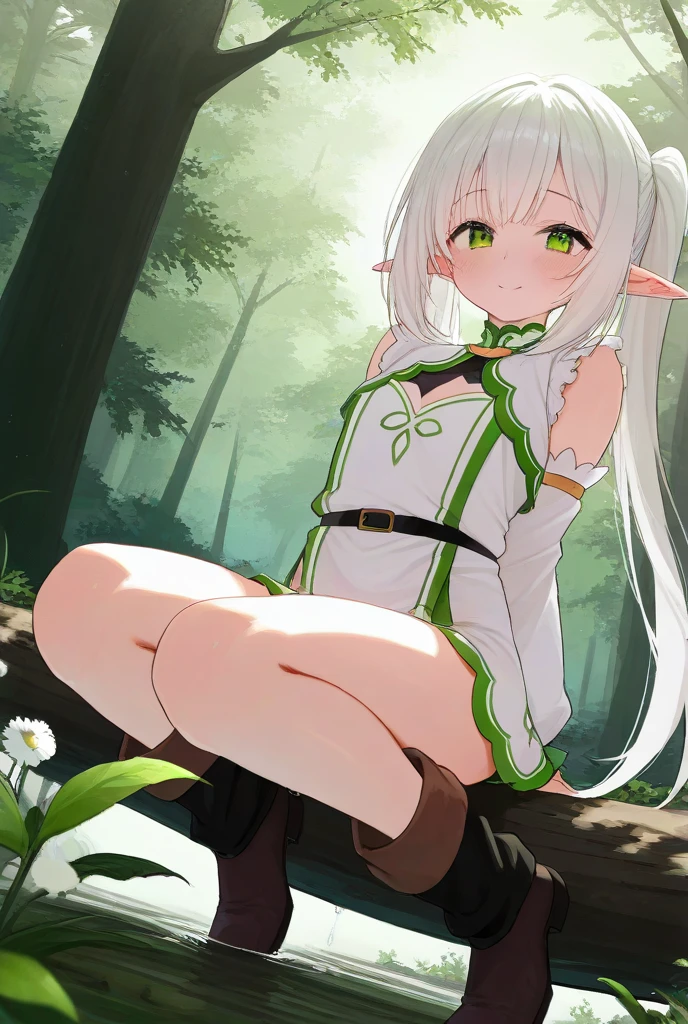 masterpiece, best quality, highres,
SuccubusConcepts, 1girl, solo, looking at viewer,from behind, ass, demon girl, tail, demon tail, horns, demon horns, pointy ears, looking back, nude, completely nude,
<lora:Concepts_Succubus3:1>, grass, field, day, cloud, forest,