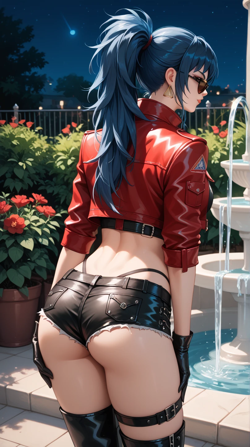 1female,detailed, real eyes,Married Woman,熟妇,plumw,extremely large bosom, 独奏,(Background with:ponds,Cherry blossom forest,lotus flower)Lie underwater, She has short pink hair,seen from the front,, mostly cloudy sky,(((tmasterpiece),(Very detailed CG unity 8K wallpaper),best qualtiy,cinmatic lighting,detailed back ground,beatiful detailed eyes,Bright pupils,Black eyes,Snow-whiteskin,Redlip(Very fine and beautiful),(Beautiful and detailed eye description),ultra - detailed,tmasterpiece,))facing at camera,A high resolution,ultra - detailed),revealing breasts,Bare genitalia, Bulge,legs are open,Raised sexy,Camel toes,Desire for dissatisfaction,frontage,(Wearing:Red shirt,flightattendantuniform,Bare ,Black jumpsuits)