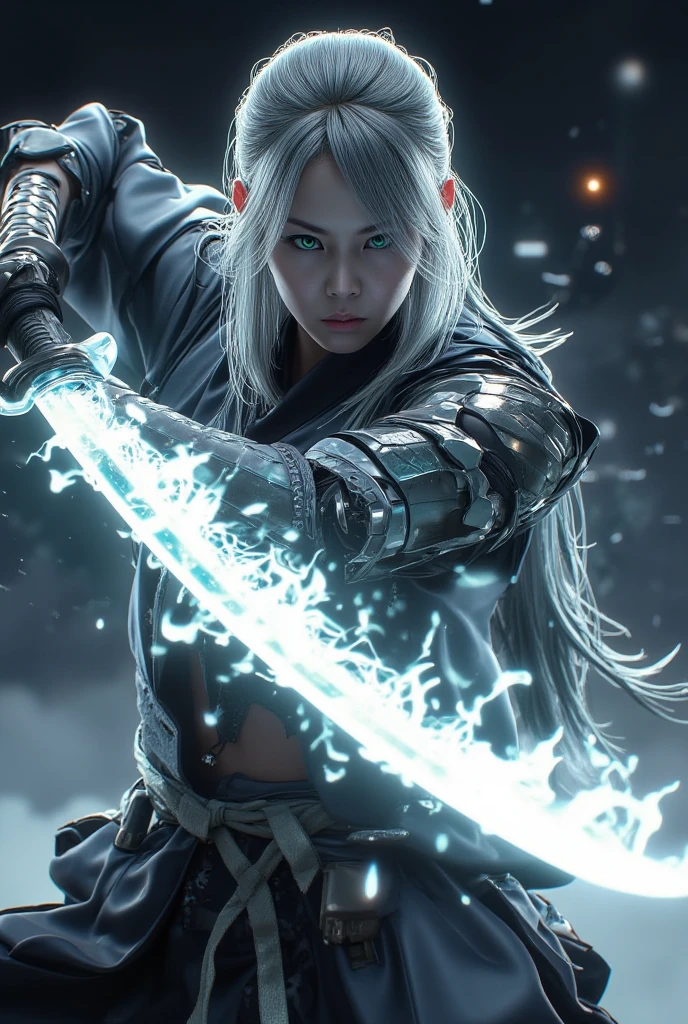 Raiden Shogun masterfully wields two weapons — the long-handled sword and weapon, the sword in the Blade of the Unthinkable, and the long-handled weapon, the Long Scythe, when the player pits her against her in the Thunder of Judgment and in the Hundred. Eyes of a Thousand Hands. She shares this trait with many other prominent Inazuma people. --auto