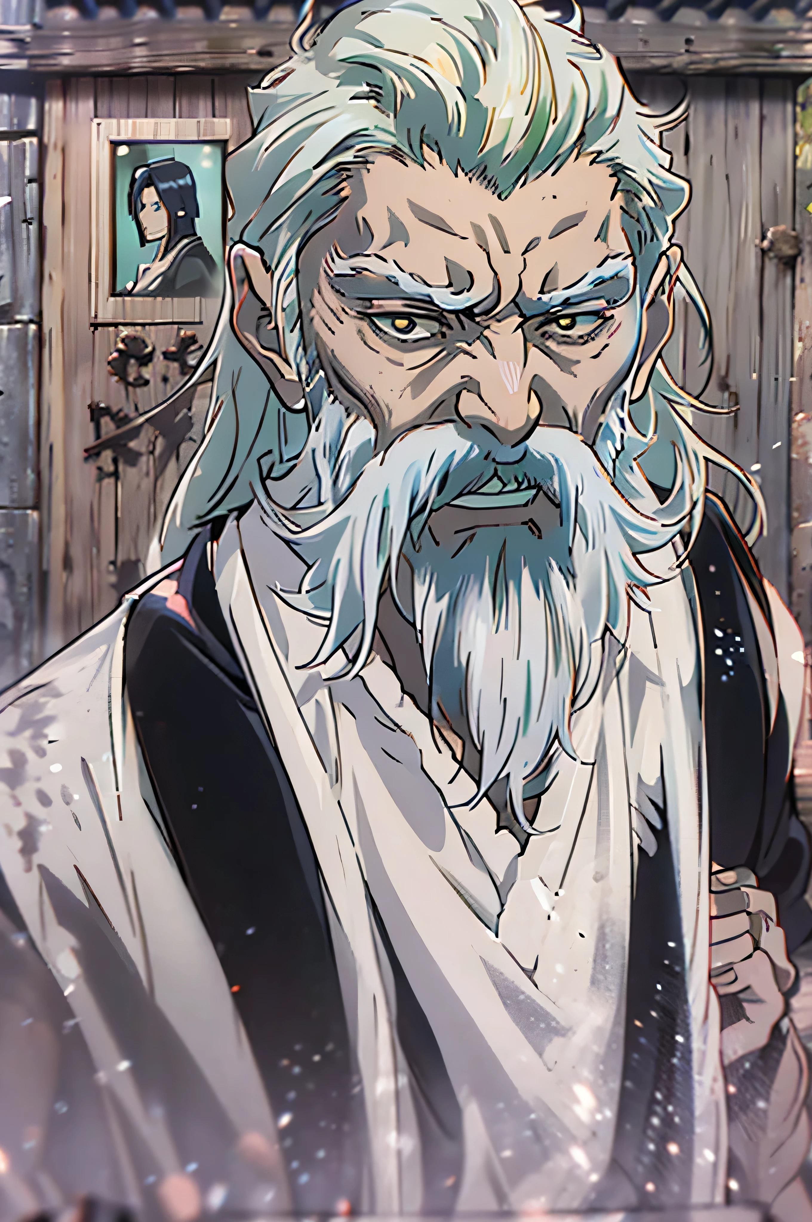 Bleach: Old bearded shinigami 
