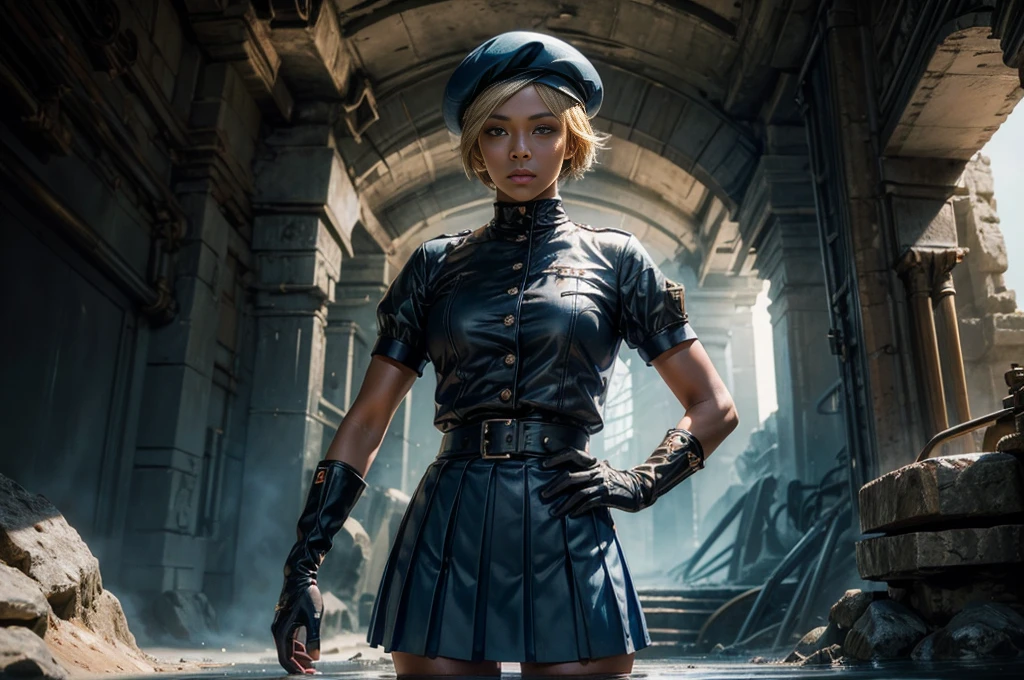 Ashley dressed as Leon from Resident Evil 4