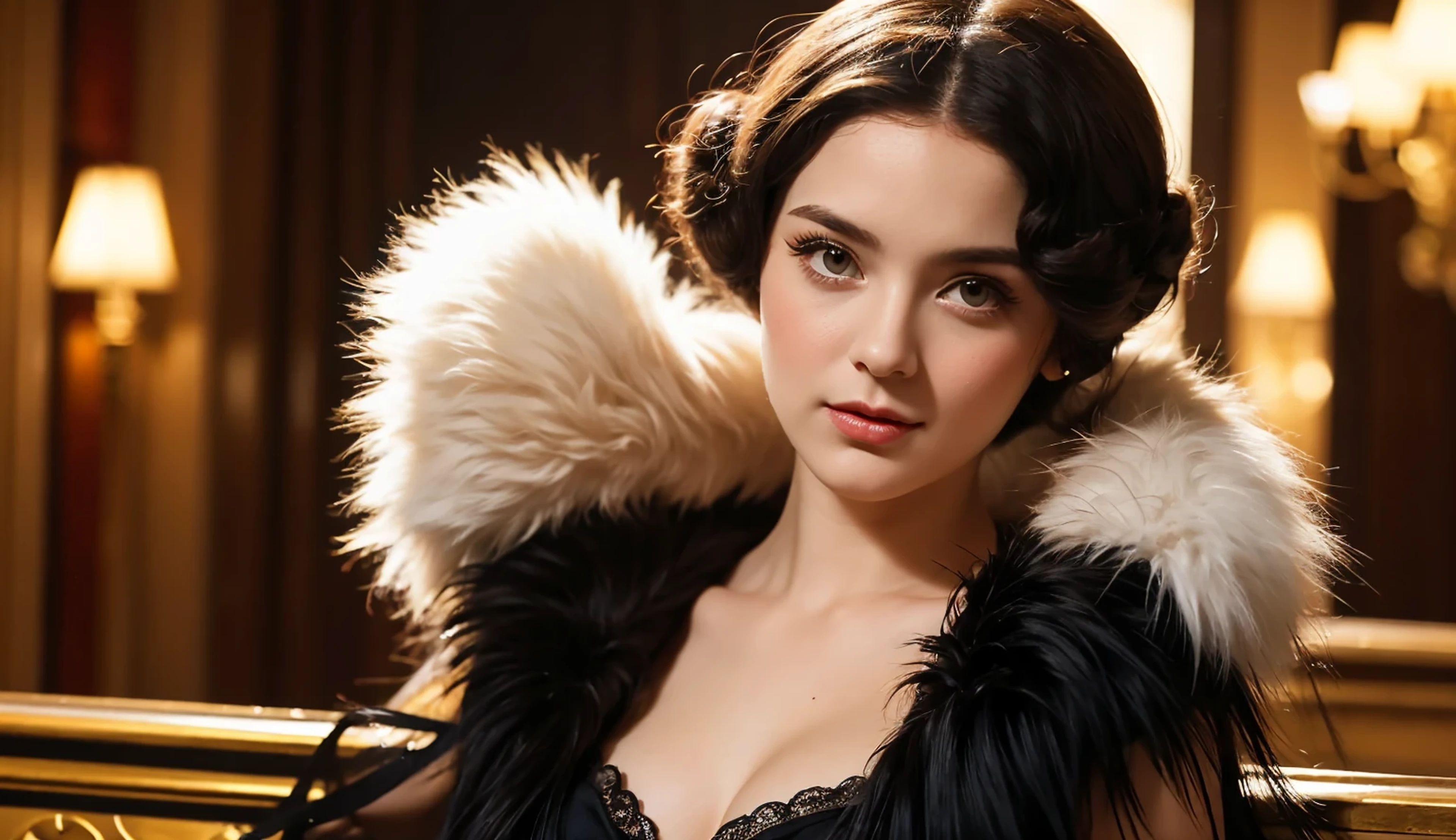 One-shot, Beautiful and cute Young Lady, Flapper style, women's fashion of the 1920s, Live-action version of Betty Boof,