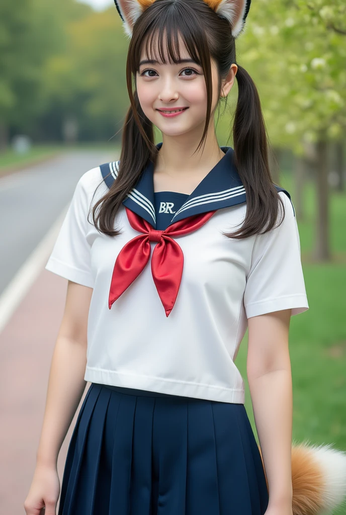 (masterpiece, highest quality:1.2), 8K, 12才のfull nudeの女の子, 85mm,Official AR RAW Photos, スーパースリムなスレンダーbeautiful girl, (Navy blue short skirt、下Half bodyfull nude、short sleeveの白シャツ、show me your ears、naked girl photo shoot、full nude, cute face, close, Half body, Bio Race, gardenia, beautiful girl, , thighs, short sleeve, station platform、 looking at the viewer, no makeup, (big smile), film grain, chromatic aberration, sharp focus, face light, clear lighting, Ten generations, detailed face, background bokeh, (Dark red tie:1.1)、((((((12 year old girl))))))、((((((12才のfull nude女子高生)))))、thin waist、shy pose、shy and nervous girl、 Sad face