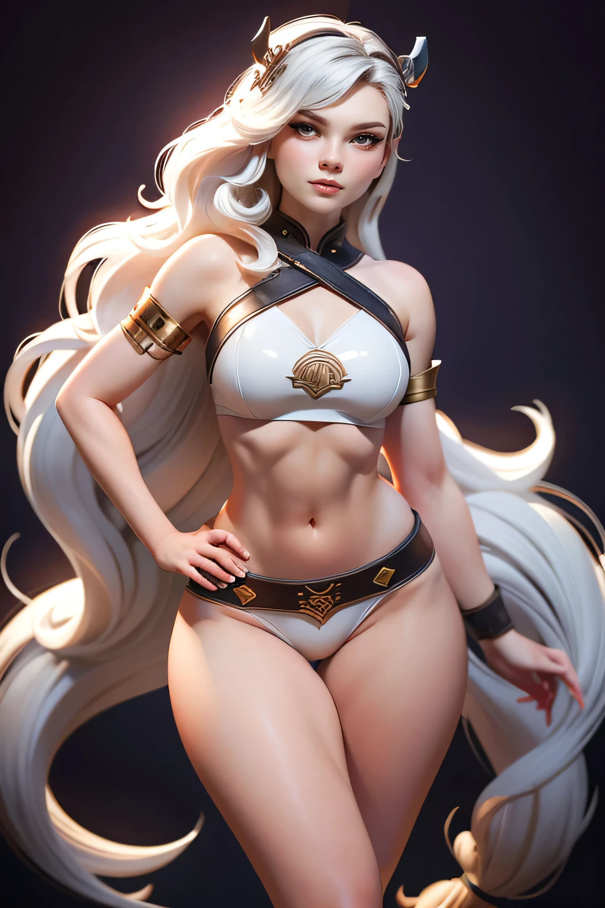  Viking  girl, white tea, high,  amazonian body , curvilinear,  toned abdomen , bulky butt, generous hips , by the ruby,  long loose waves . 