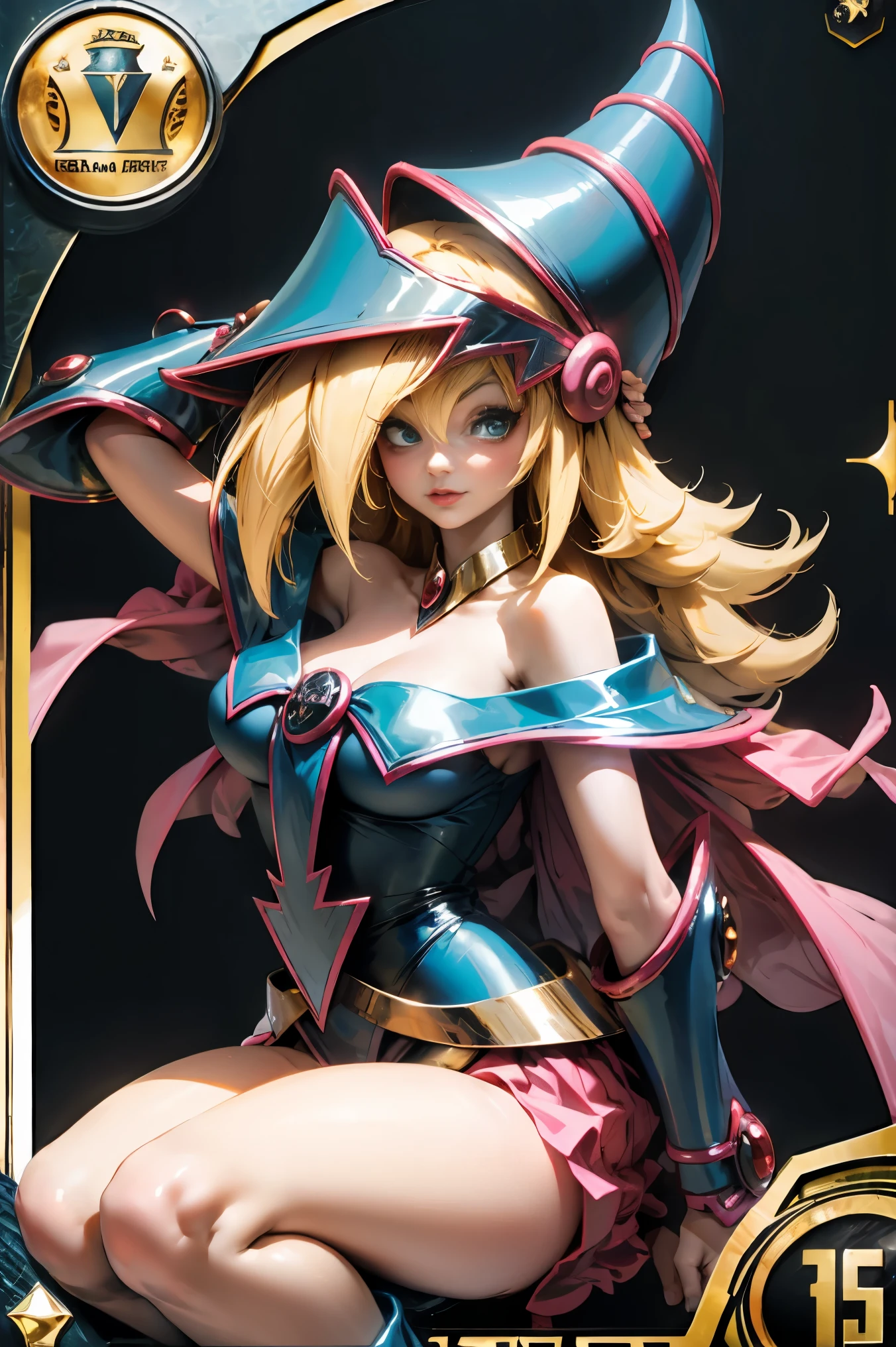 Dark magician gils is The queen of hearts card.