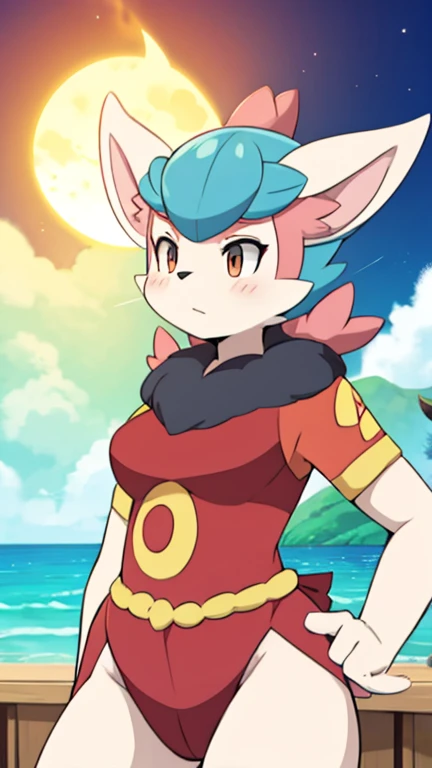 Female animal furry ager hayena alola pokemon sun and moon style