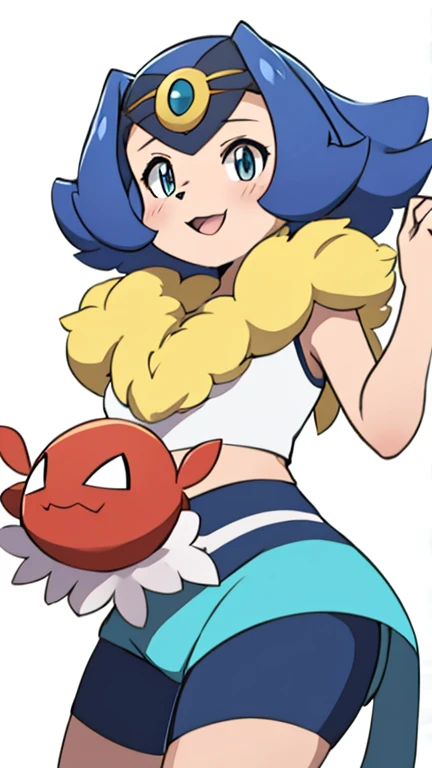 score_9, score_8_up, score_7_up, BREAK, solo, breasts, makeup, cheerleader outfit, clutching pompoms,((huge breasts :1.5)), big ass, upper body, portrait, mature Inteleon, simple bottom, thick thighs, wide hips, big ass, slightly showing butt crack, showing big butt
