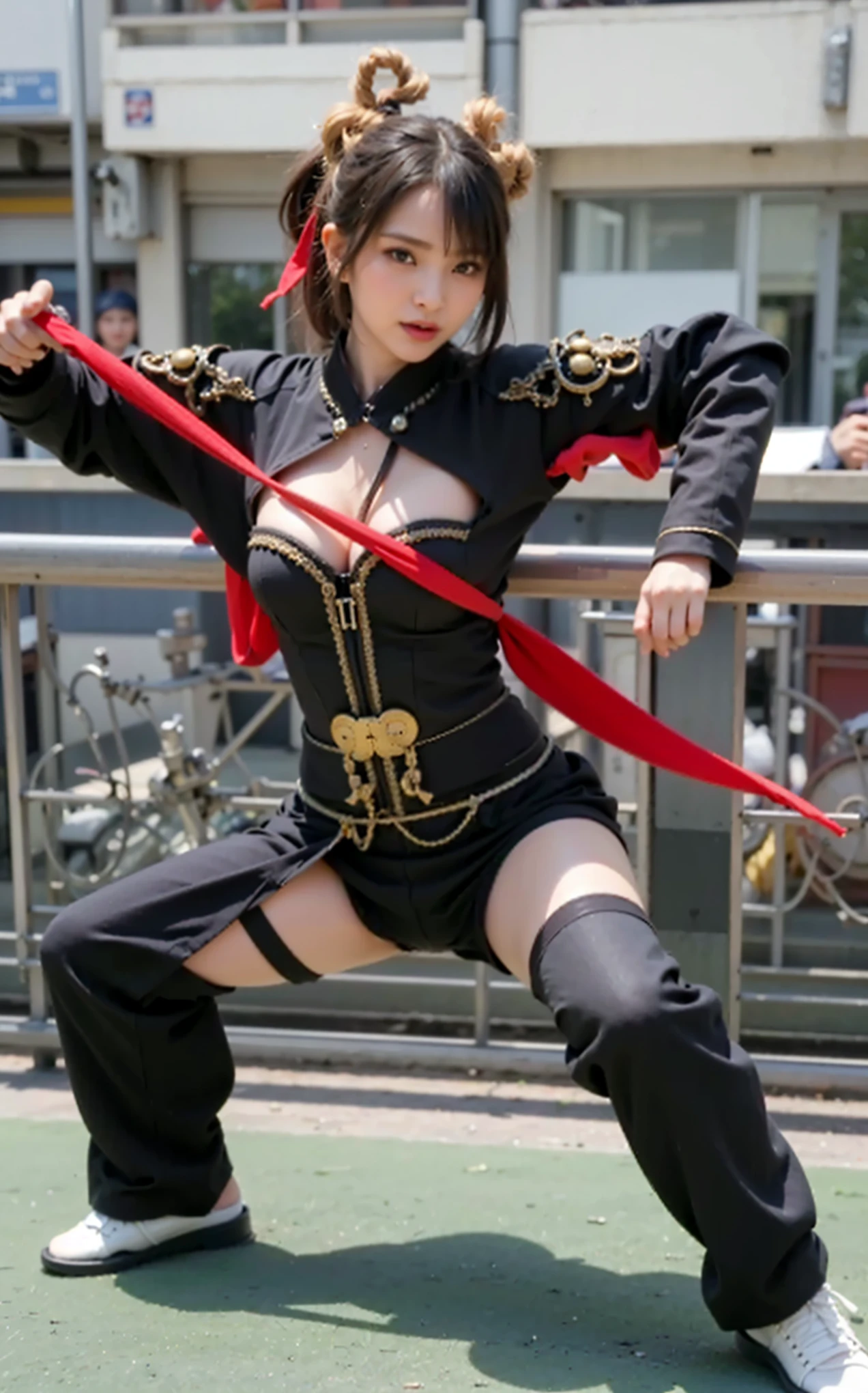(Completely live action:1.37), (Amazingly realistic textures:1.37), (masterpiece, best quality:1.2), (8k uhd, 16k, 32k, ultra high res), amazingly realistic skin, amazingly realistic photo, superrealism, (photorealistic:1.37), (RAW photo), ultimately realistic, (ultimately realistic all details), (ultimately realistic all textures), super realistic lighting, super realistic shadow, (japanese girl:1.5), (realistic idol face), smiling, happy, super realistic face, ultimately realistic skin, ultimately realistic eyes, (mascara:1.35)ultimately realistic background, ultimately realistic detail up, (kkw-ph1:1.25), (Canon EOS R6, 85mm, 1/200s, f/5.6, ISO 1600), (tattoo), (mechanical armor:1.37), (blue eyes:1.2), (silver hair:1.3), 