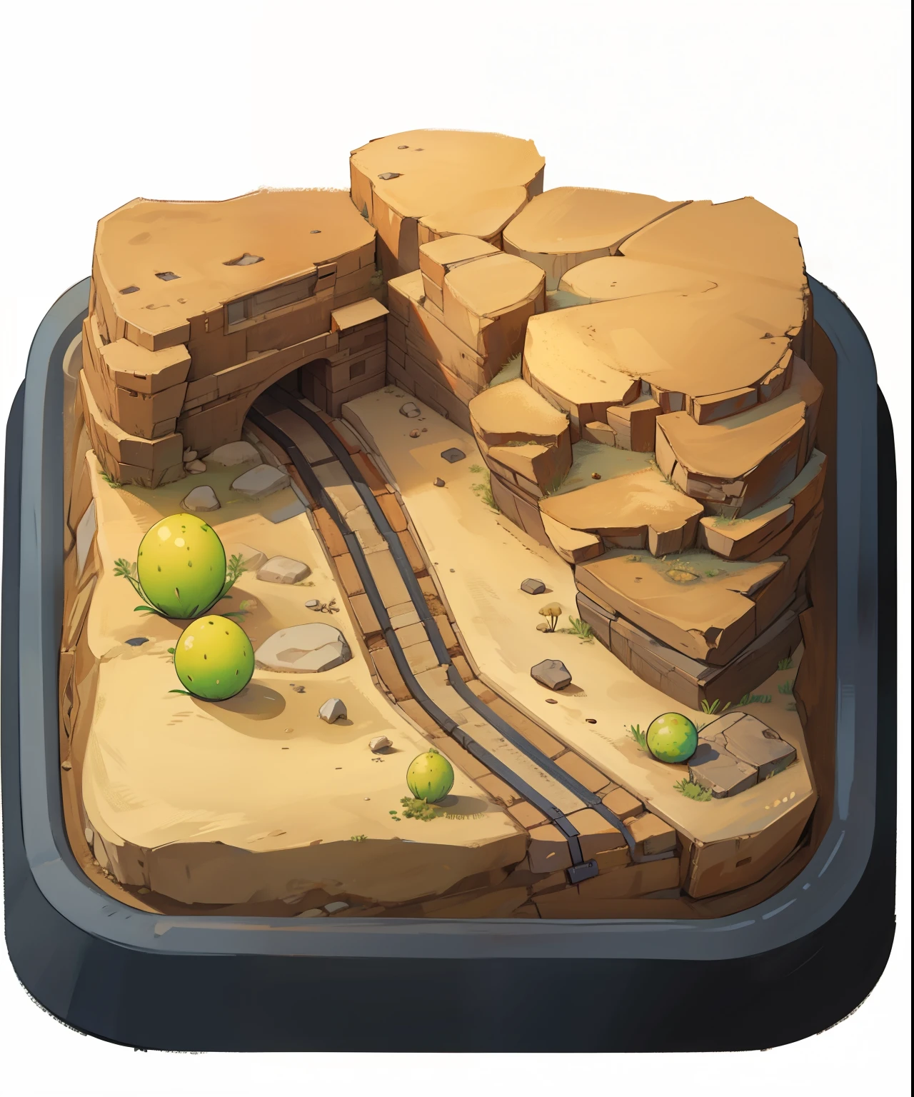 barren，desert
