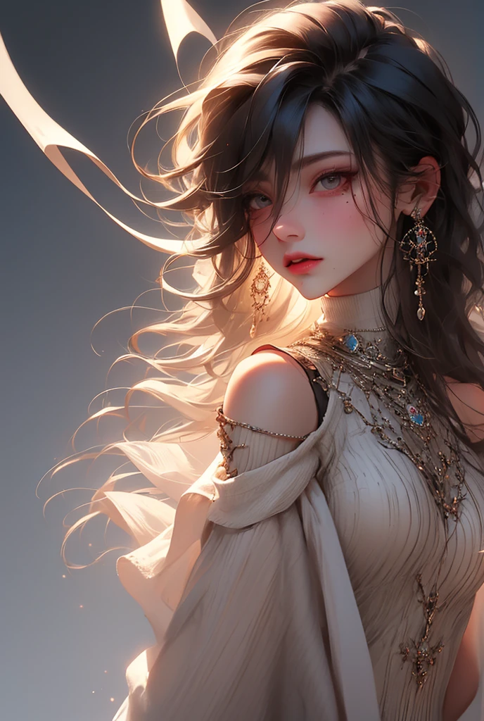 The eyes are painted a little more delicately, the background is changed, and everything else remains unchanged