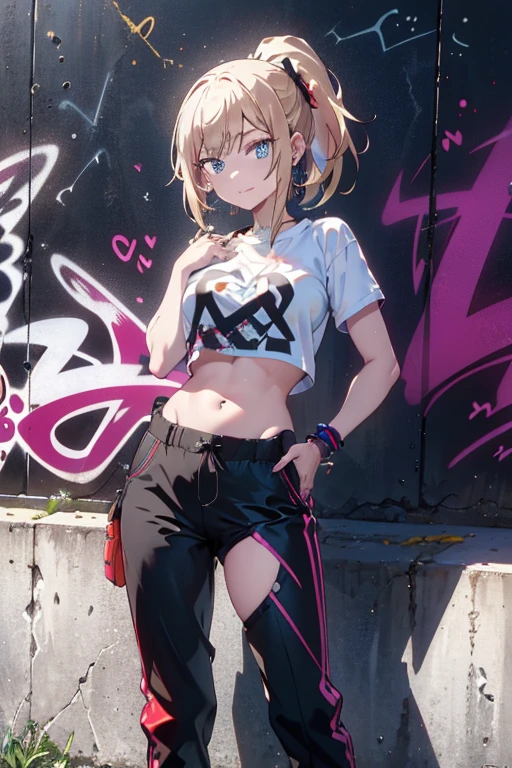 (Running along the sea 1.5), 1. Beautiful Girls, 17 years, High Detail Face, Long hair in a ponytail,,, stripe, Mischievous Smile, Small box, Narrow waist, Small box, Narrow waist, Small Hips, small Thighs, The abdomen has a sensual line......, Thighs, Sweat, Your body is wet ((High neck tight sports bra, Tight sports shorts, (Yellow and black clothes))),(((Under the chest))),((Wet clothes)), ((Driving attitude)), center,Scale to adjust dimensions,Third Party Rules, scenario:1.25, anime, High resolution, Sharp focus, (Super detailed, Very detailed), Unity Wallpaper 8k),((Synthwave Background Theme)),(((Bright colors))),(Complex background),(Artwork),(Better Quality),