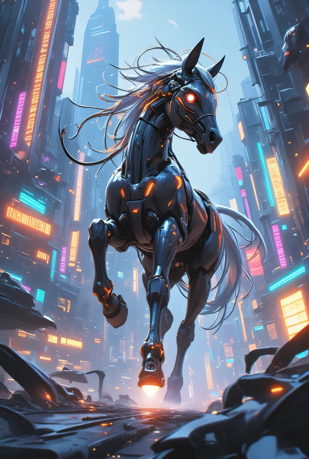 Cyber Realistic Pony, 駆ける, 