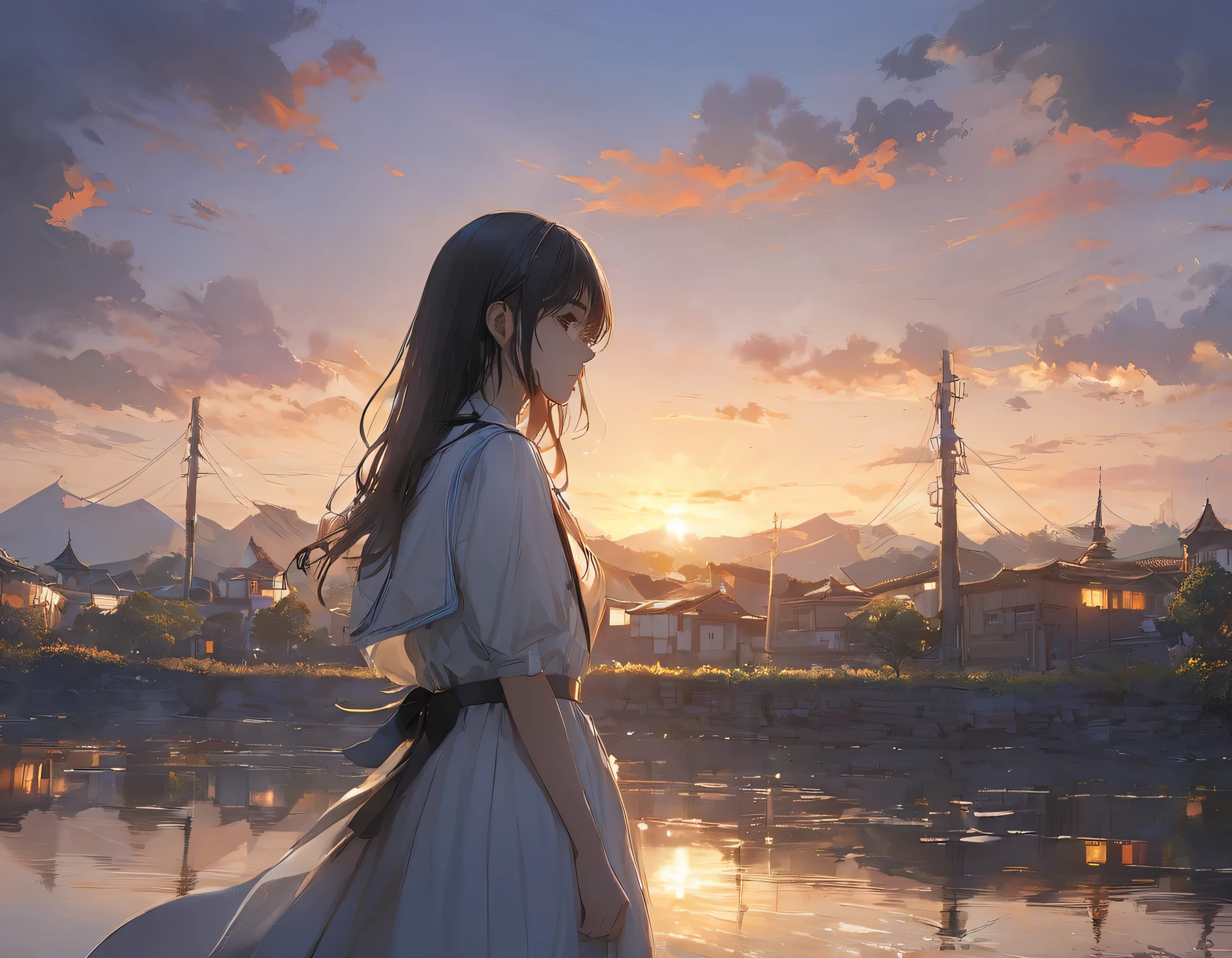 (Masterpiece, best quality :1.2), One Girl, Alone