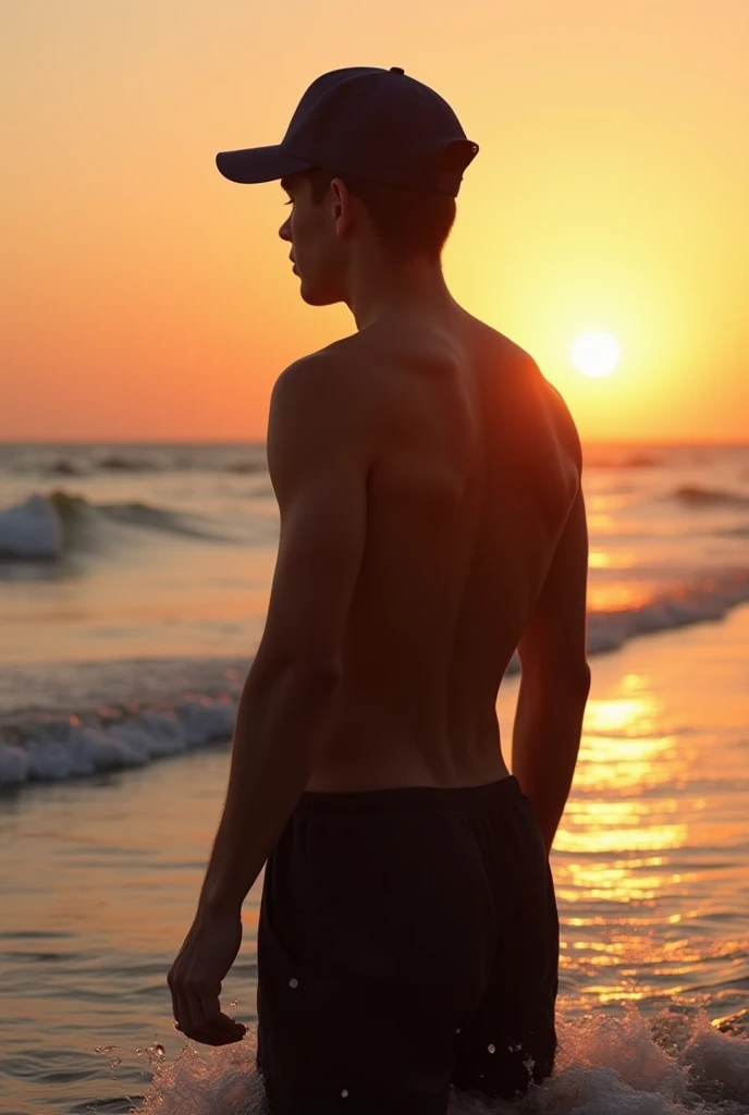 Sexy boy without clothes