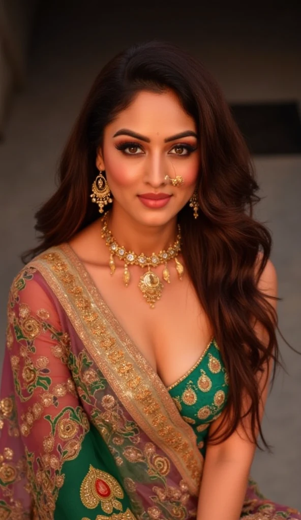 Day scene, close up photo of a indian from top view, (Masterpiece, Best Quality, High Resolution), evening Background, ((Paint Splash, Color Splash, Splash of Ink, Color Splash)), Sweet indian female actress, hour glass body shape,maroon lips, ((blouse)), lightly makeup,ultra realistic, realistic, look at viewer (cinematic:1.3), intricate details, (ArtStation:1.2)