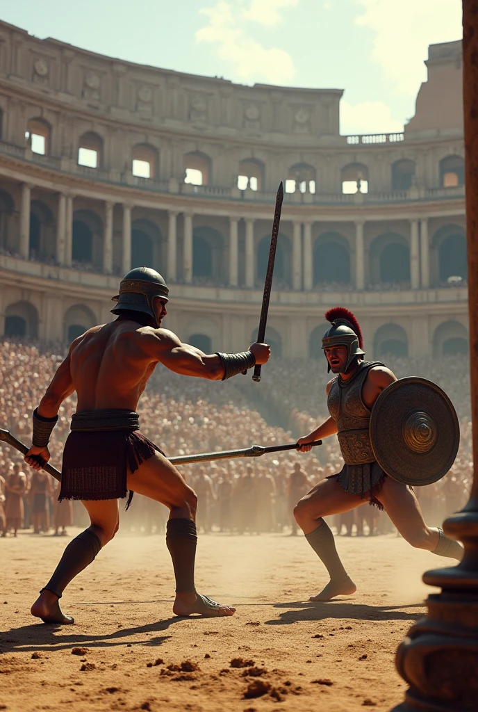 Gladiator fights of Roman times