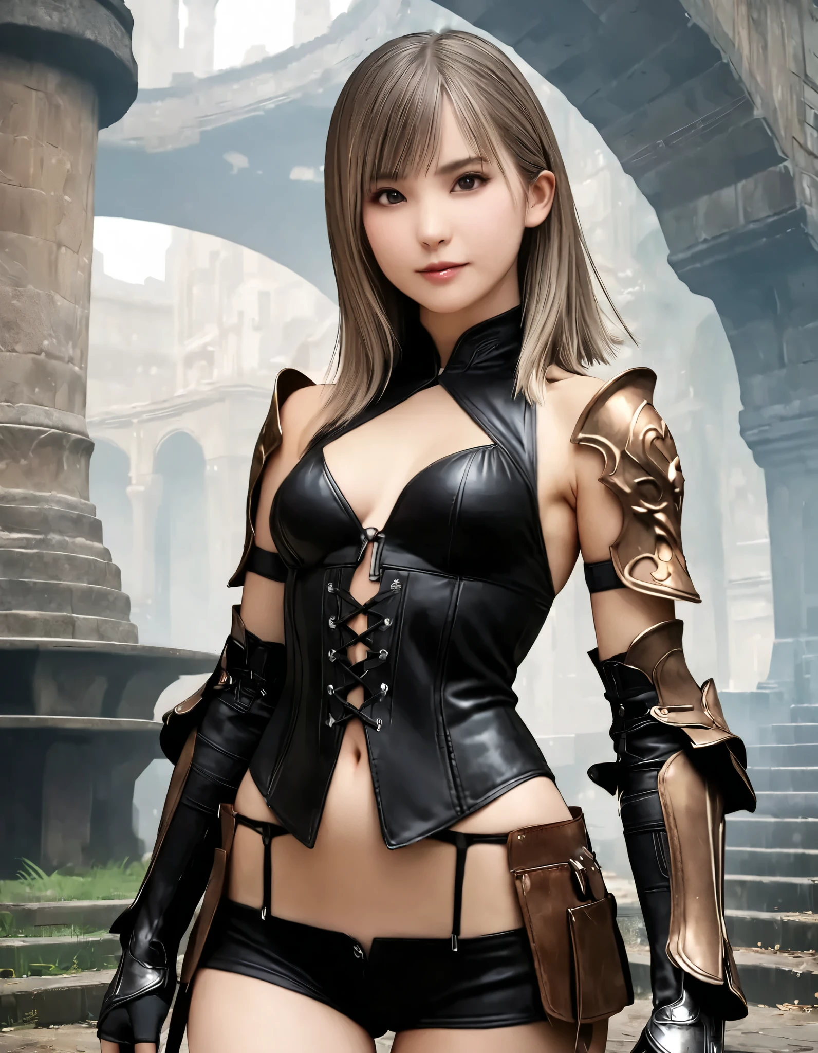 (best quality, 8k, high resolution:1.2), 1girl, FINAL FANTASY XII, Ashe