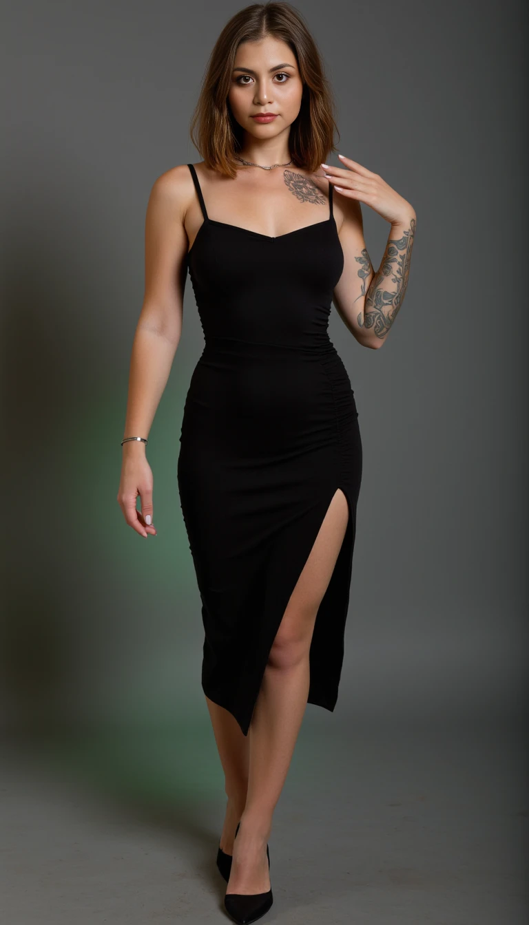 Black clothes,Black dress,blacksilk,long braid,full bodyesbian,Raised sexy,Need --auto