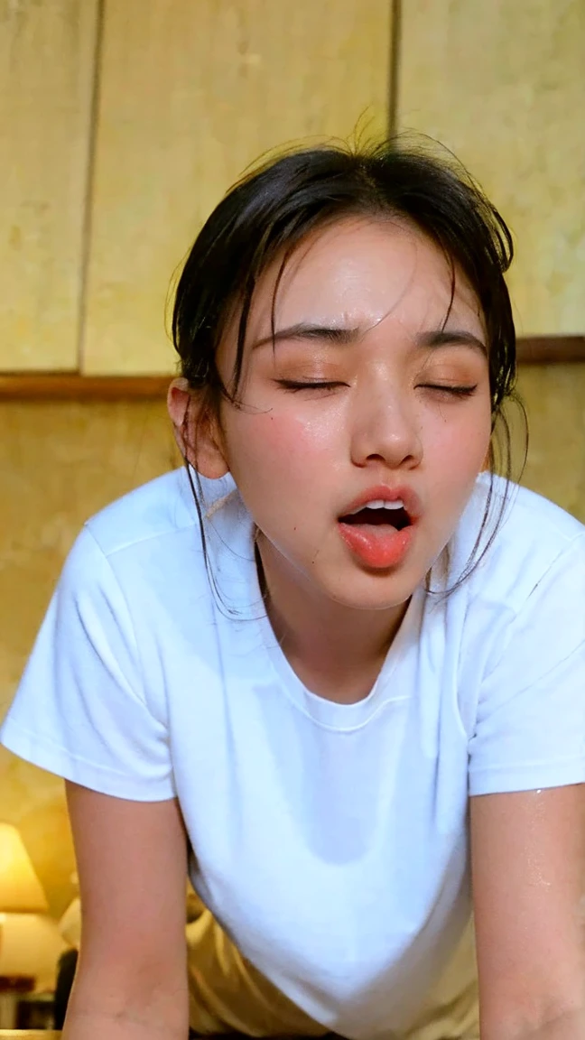 Short Bob、Sleeveless、、night、darkness、Pissing on a forest path, I can't stand it anymore, Horny Face, Facing the pain of perseverance, close your eyes、Grimacing、very good、Exposing pubic area and hair、Showing off pussy、Browsing Caution, (Spread the word:1.3)