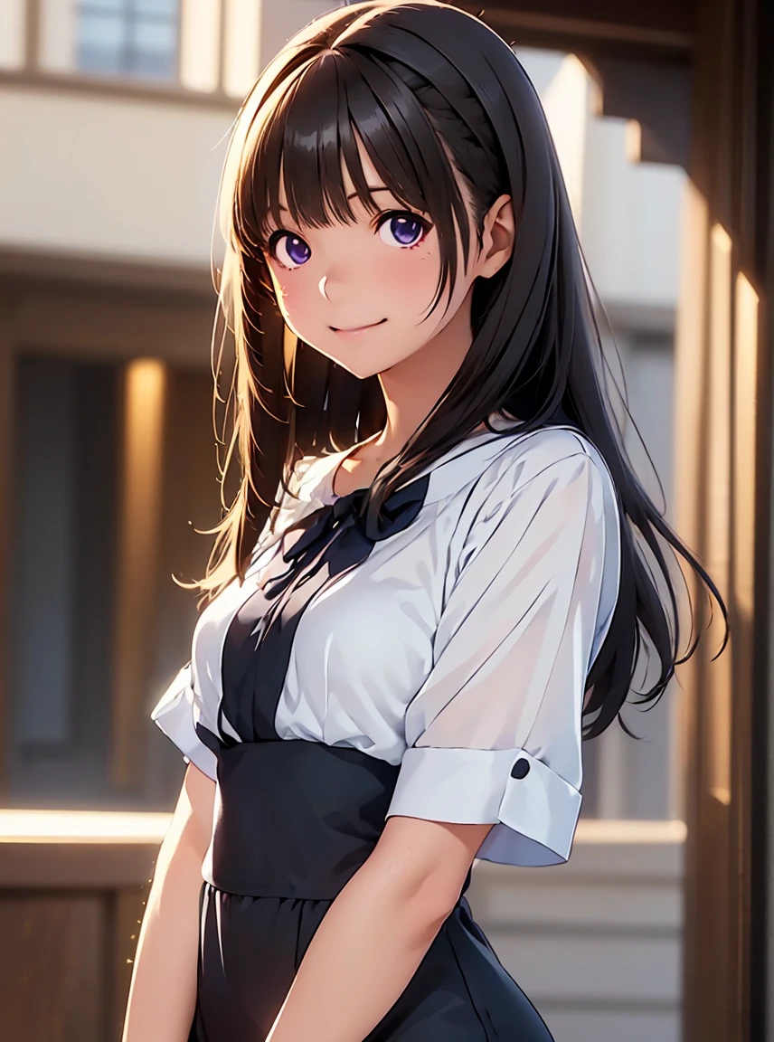 masterpiece,Top image quality,hight resolution,imagem 4k,Raw photo,Photorealsitic,{Solo},(Girl with a nasty appearance:1.3)、(Midnight time:1.5)、(and chest:1.4)、Raw photography, top-quality, hight resolution, (masterpiece), (Photorealsitic:1.4), (Mole under the eyes),Anime Cosplay, foco nítido, nffsw, 8K分辨率, intricate detailes, depth of fields, the Extremely Detailed CG Unity 8K Wallpapers, front lit, femele,25-years old、 Happy face,Smiling、Bangs covering one eye、(tying hair:1.5)、(Medium Showtrain Bo Hair)、,stare at each other,Blue eyes,小柄,Silver fox ears,Fox tail,on the beds,Ao Dai,,boyish,,,Shining Morning Sun