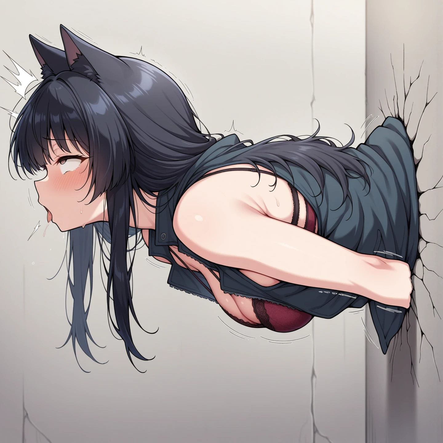 girl, small, fluffy white fur, jackal, Humanity, thin, External background 2 people, Completely naked, Sexual behavior, Pussy, boy, Must、Sex, Sex, showing Sex, Inserting the penis into the vagina, Ejaculate, straddling a man , Blindfold), (Medium Chest, Hip), (Hentai Scenes, ロープを使ったSex), (Vaginal tentacle insertion), cry, Sticking out tongue, (Ahegao), Female orgasm, Please raise your hand, Spread your legs, (Arms tied, Arms grabbing the rope), (bondage, bondage)