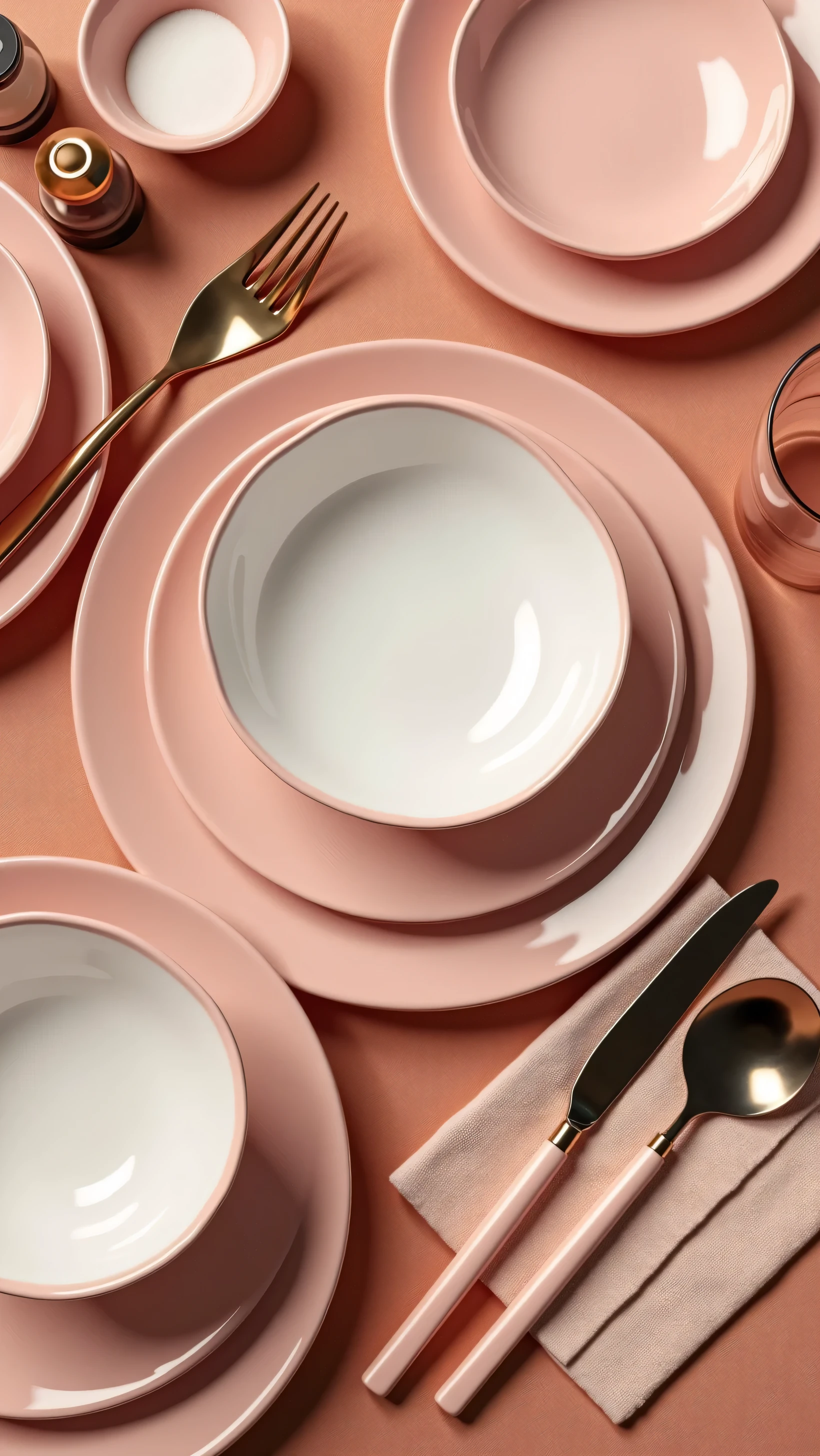 Girly pink texture texture, delicate color, Real desktop pictures There can be some cute decorations on the tabletop, Small decorations,Make room for what is open, Medium-sized table There can be some cartoon bracelets on the plate