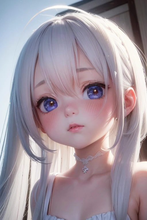 best quality, masterpiece,white hair, blue eyes, upper body,.  Open one's mouth,,Exquisite mouth,Ejaculate in the mouth,Delicate s,sex mouth,Very detailed face,blush,close-up