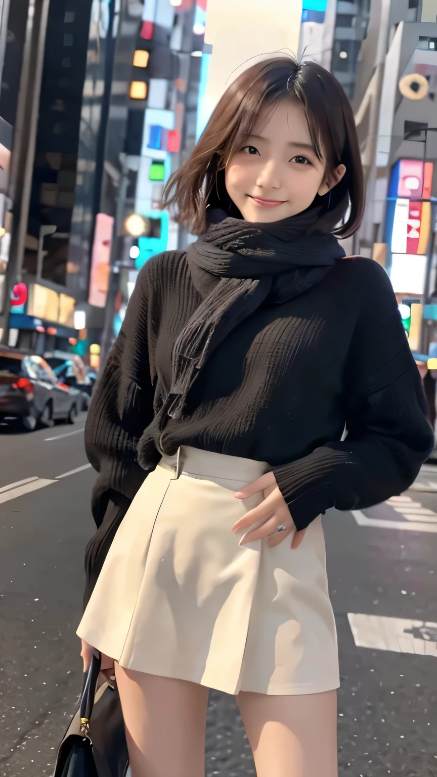 1 girl,solo,city style outfit,cape,suspenders,shirt,