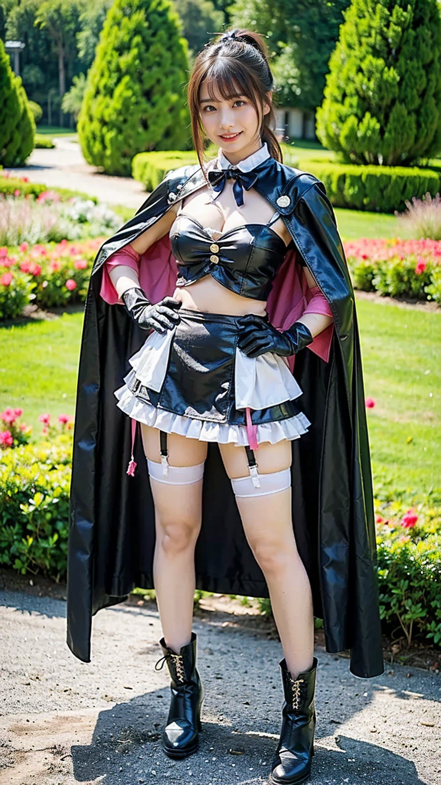magiabaiser, short hair, black hair, ahoge, bangs, hair between eyes, demon horns, yellow eyes, symbol-shaped pupils, wings, black nails, corset, long pants, lowleg pants, puffy sleeves, navel, star pasties, smile, lying, night, sky <lora:magia_baiser-000003:1>