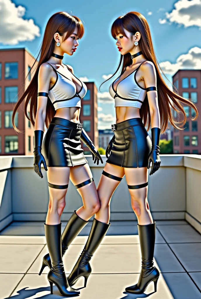 tmasterpiece，best qualtiy：1.4），Smooth movement，（2girls），（highest details），lacepantyhose，without wearing shoes，Whole body diagram，vests，stadio，Football matches，Players，Contestants，peeping at the viewer，Large viewing angle，sex