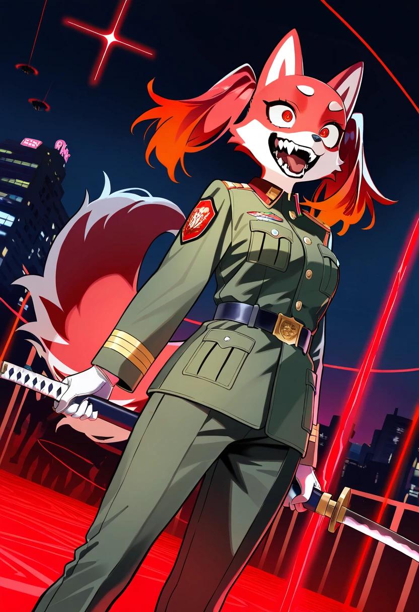 (masterpiece, best quality:1.2), crowd shot, crowd, ((thousands of, crowd of)), 100+girls, catra, smile, catgirl, looking at viewer, standing, heterochromia, colored sclera, skirt suit, blazer, necktie, white undershirt, pencil skirt, bare legs, high heels, office, identical sisters, clones, standing together