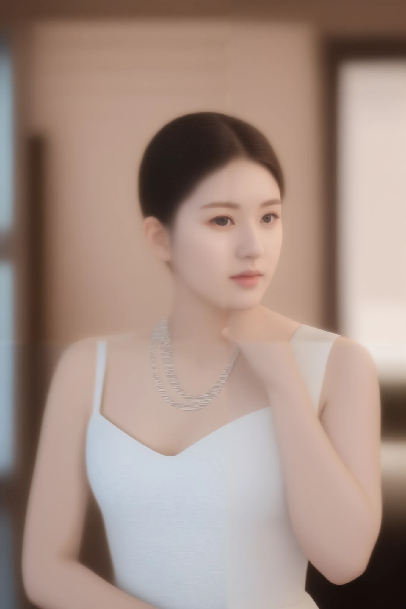 8k, Ultra-high resolution, Highest quality, masterpiece, photograph by trisection method,Surreal, photograph, 1 Girl, (:1.3), pretty girl, Cute Face, Beautiful eyes in every detail, Detailed in fine detail,masterpiece,One Girl:1.2, Japan Female Announcer,extream close up,sad,streaming tears,Black short hair,Messy hair,(Nun's clothing:1.3),(Portraiture of a beautiful young girl in the Impressionist style), (Gray background:1.3),(Impressionist light and colour),prayer,Realistic Skin, Perfect and beautiful face ,Flawless and Cute Face, Skin with attention to detail, Perfect limbs、Narrow waist,Looking at the audience、beauty,Long neck, clavicle ,(((Ideal body type))),A cup small breasts :2,Portraiture:2,Perfect Anatomy,clear detailed,detailed,Surreal,Light and shadow,spotlight, Short Hair,