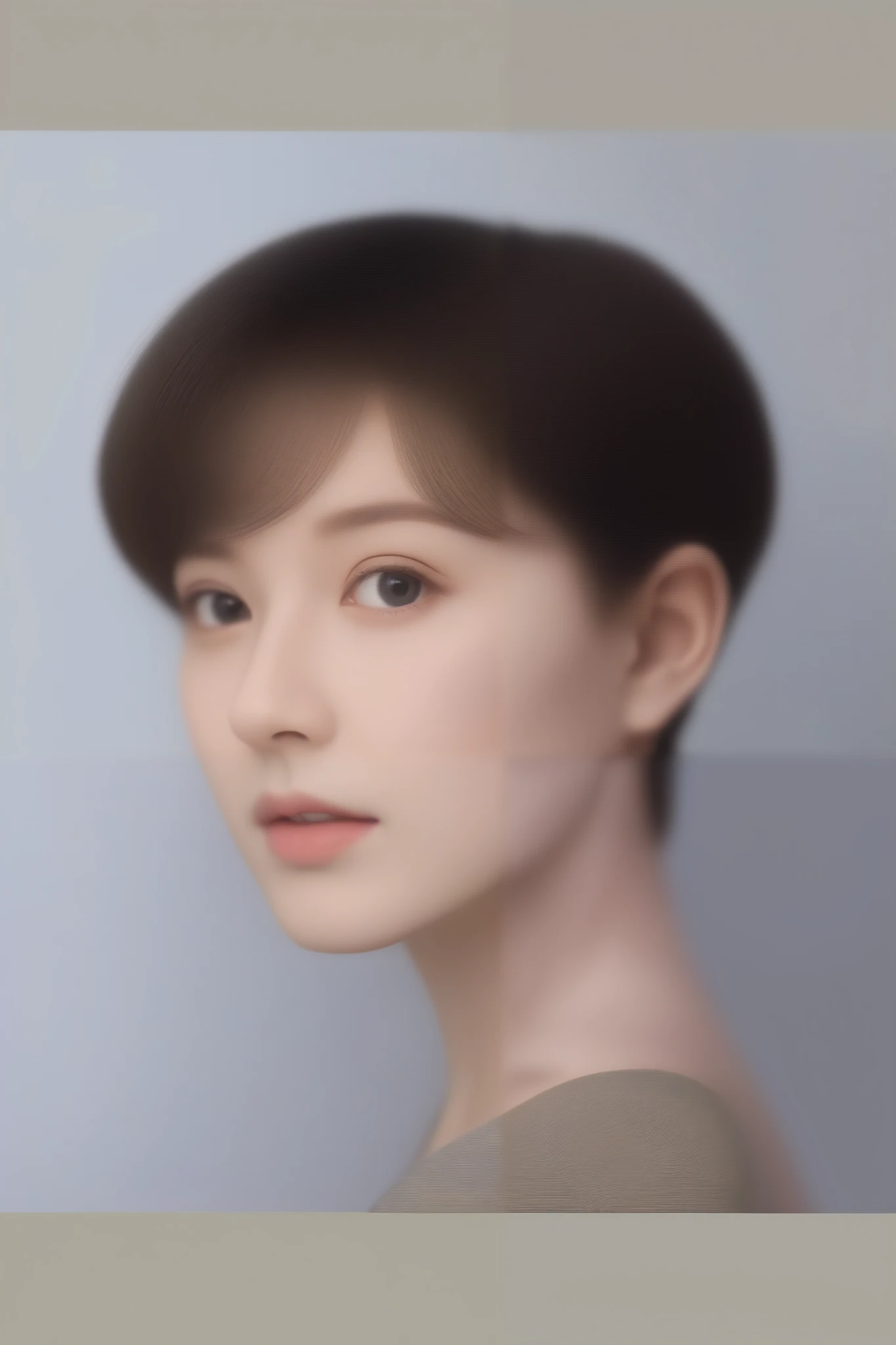 8k, Ultra-high resolution, Highest quality, masterpiece, photograph by trisection method,Surreal, photograph, 1 Girl, (:1.3), pretty girl, Cute Face, Beautiful eyes in every detail, Detailed in fine detail,masterpiece,One Girl:1.2, Japan Female Announcer,extream close up,sad,streaming tears,Black short hair,Messy hair,(Nun's clothing:1.3),(Portraiture of a beautiful young girl in the Impressionist style), (Gray background:1.3),(Impressionist light and colour),prayer,Realistic Skin, Perfect and beautiful face ,Flawless and Cute Face, Skin with attention to detail, Perfect limbs、Narrow waist,Looking at the audience、beauty,Long neck, clavicle ,(((Ideal body type))),A cup small breasts :2,Portraiture:2,Perfect Anatomy,clear detailed,detailed,Surreal,Light and shadow,spotlight, Short Hair,