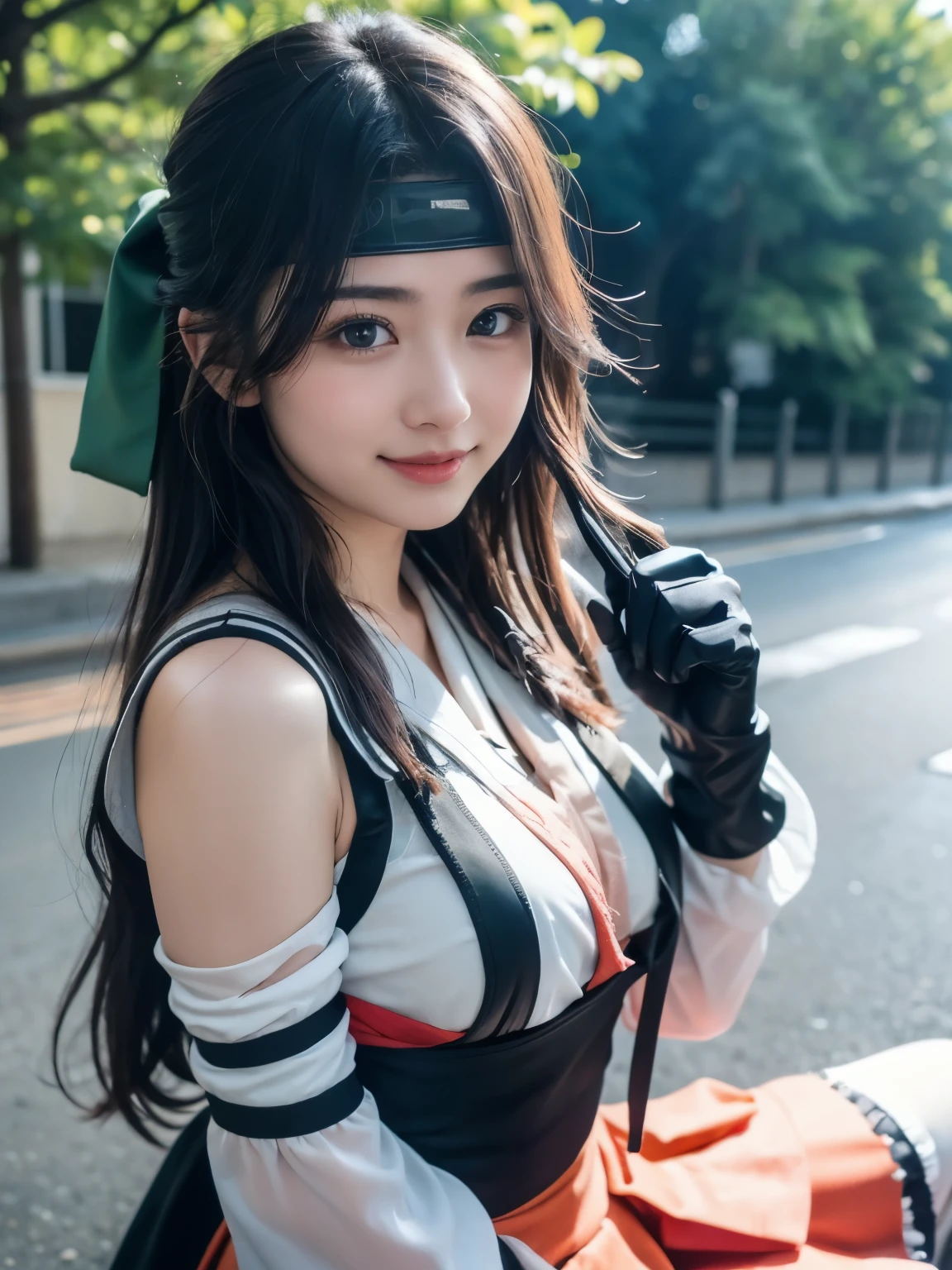 RAW Photos, 8k, (highest quality), Realistic, (live-action, Intricate details), (Natural skin texture, Detailed skin, Hyperrealism, Sharpness), (Japanese teenage girl standing in a dirty back alley at night, Put your hands on your head, graffitied wall:1.3), ((Gray and white Jirai fashion)), (Pale skin:1.2), Slender body, ((Braid, Blunt bangs)), (Fascinating face, Provocative look, Lips parted:1.3, eye shadow, eyeliner, Tear bags:1.2, Red lips), graffiti:1.5, at night, Spot lighting:1.3, Upper Body Shot