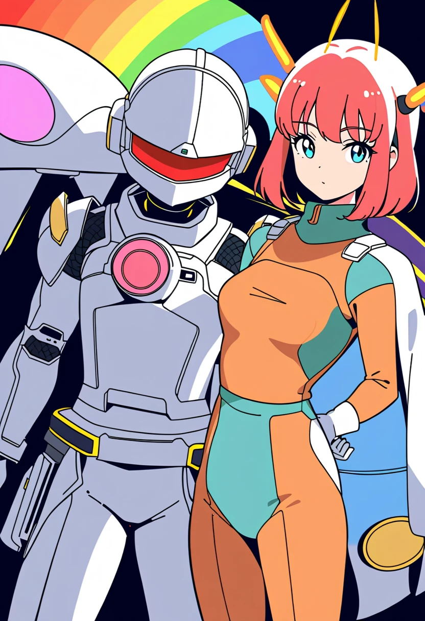 ((anime masterpiece)) female figure, female robot, robot-like nurse, (anime style) in a med room, hospital room, futuristic technology, tech, intricate designs and patterns,  high tech neon, Immerse yourself in the pulsating energy of a futuristic city at night, reminiscent of 90's sci-fi space anime. The hospital room is a mesmerizing dance of neon lights, and short pink-haired robot doctor in an eye-catching, sleek suit glides with elegance among the patients. Her movements echo the grace of a dancer, as she expertly tends to their needs. The robot nurses, resembling characters from a 90's sexy anime, assist her with a touch of allure and charm, all while providing top-notch medical care in this captivating dreamscape. (similar to a pretty Cortana) (similar to a pretty Ironman (ironwoman)) closed room, mother figure, face 20 years, a woman's armor with intoxicating curves, enchanting charm, and plump chest, with a high degree of anthropomorphism, the armored body is composed of a human body wearing a white tight one-piece leather suit, the skin of the character's face is mechanized into white mechanical skin, the whole body of the mecha