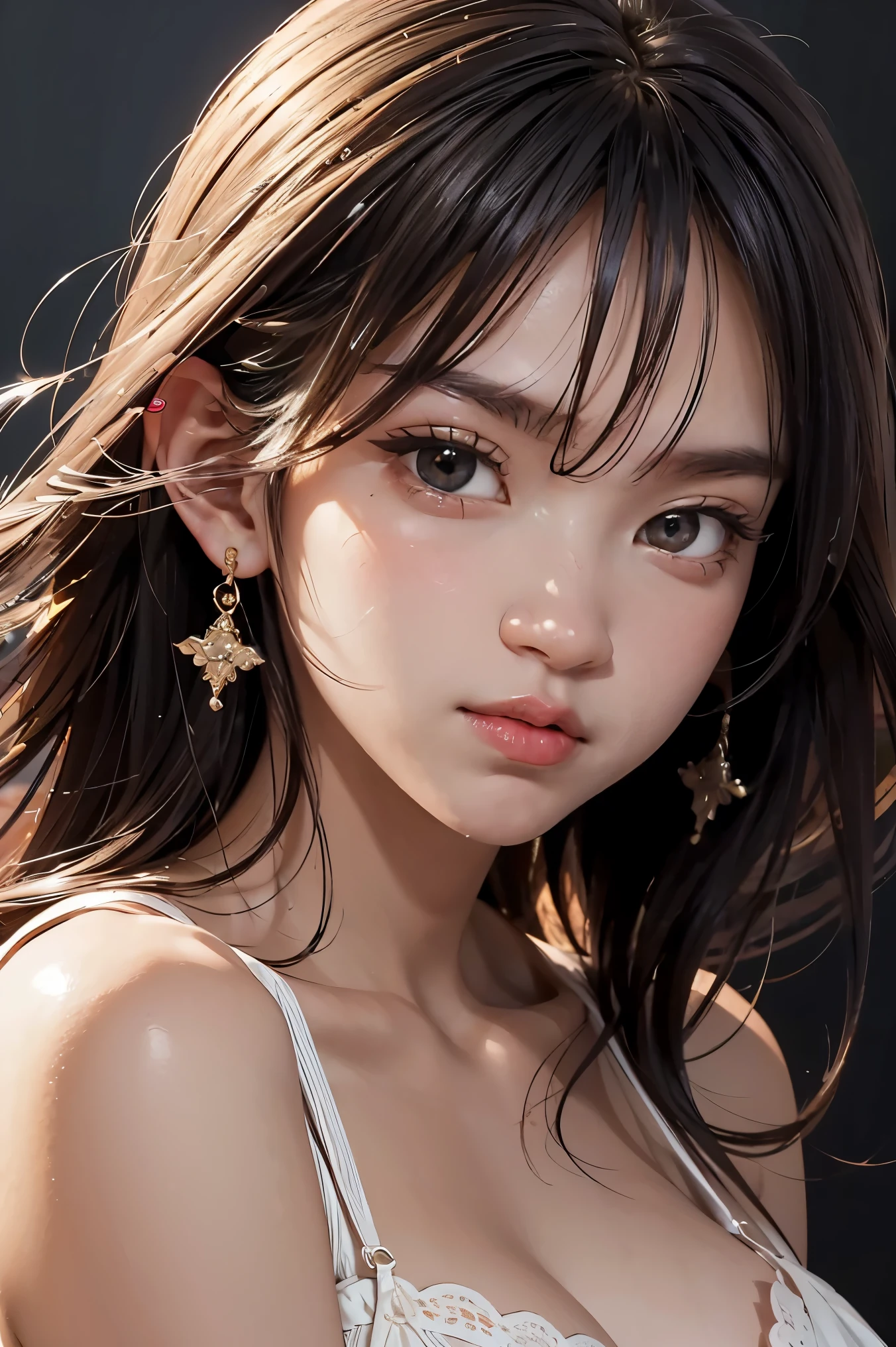 original, (Masterpiece), (illustration), (very beautiful), (perfect details), (Harmony Wallpaper CG 8K:1.05), (beautiful clear background:1.25), (depth of field:0.7),1 woman,