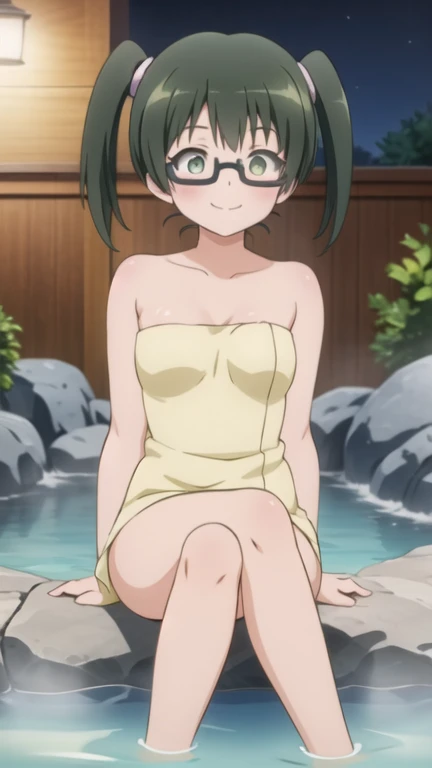 MakiZenin, 1girl, perfect, beautiful, lnd_woman, lnd_body, posing, laying down, front, ponytail, [(green hair:1.1):2] eyewear, on bench, outside a japanese hot spring, missionary position, eyes looking seductively at viewer, evil smile, masterpiece, high quality, expressive eyes, defined eyes, sex with maki zenin, orgasm, riding dick, man fucking woman, man fucks maki hard till she cums, best sex ever, good eyes, maki lays on wooden bench, laying down on back, missionary sex, pov missionary, well defined eyes, good face, hot sex, creampie, hands grabbing her breasts, breast squeezing, riding dick, open bath robe, having sex just outside the hot tub, riding dick in a bathrobe