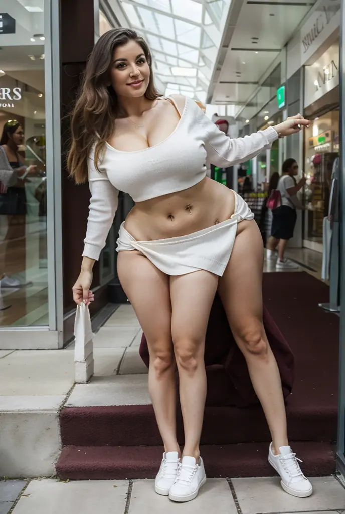 Uphill on the bottom of the escalator、Falda corta、Primer plano de la parte inferior del cuerpo、mira desde adelante、Camera angle is too low.、encorvado、encorvado、nalgas protuberantes en el metro