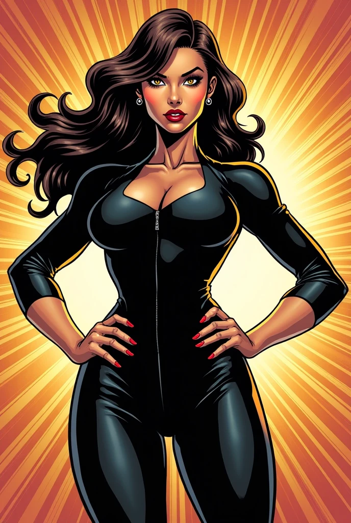masterpiece,very sharp image,(((The Perfect One Woman))),(((one person))),sci-fi gym, beautiful detailed face,she hulk, marvel comics, green skin, muscolar body, hi-tech scene,wet white tight trunck, very tiht gym hot pants mid shot destance, long black wavy hair in a bun, Excellent sense,big breasts,cleavage,American Comics,colorful,highly detailed body, perfect eyes, perfect hands, sexy expression, full body shot, swet body