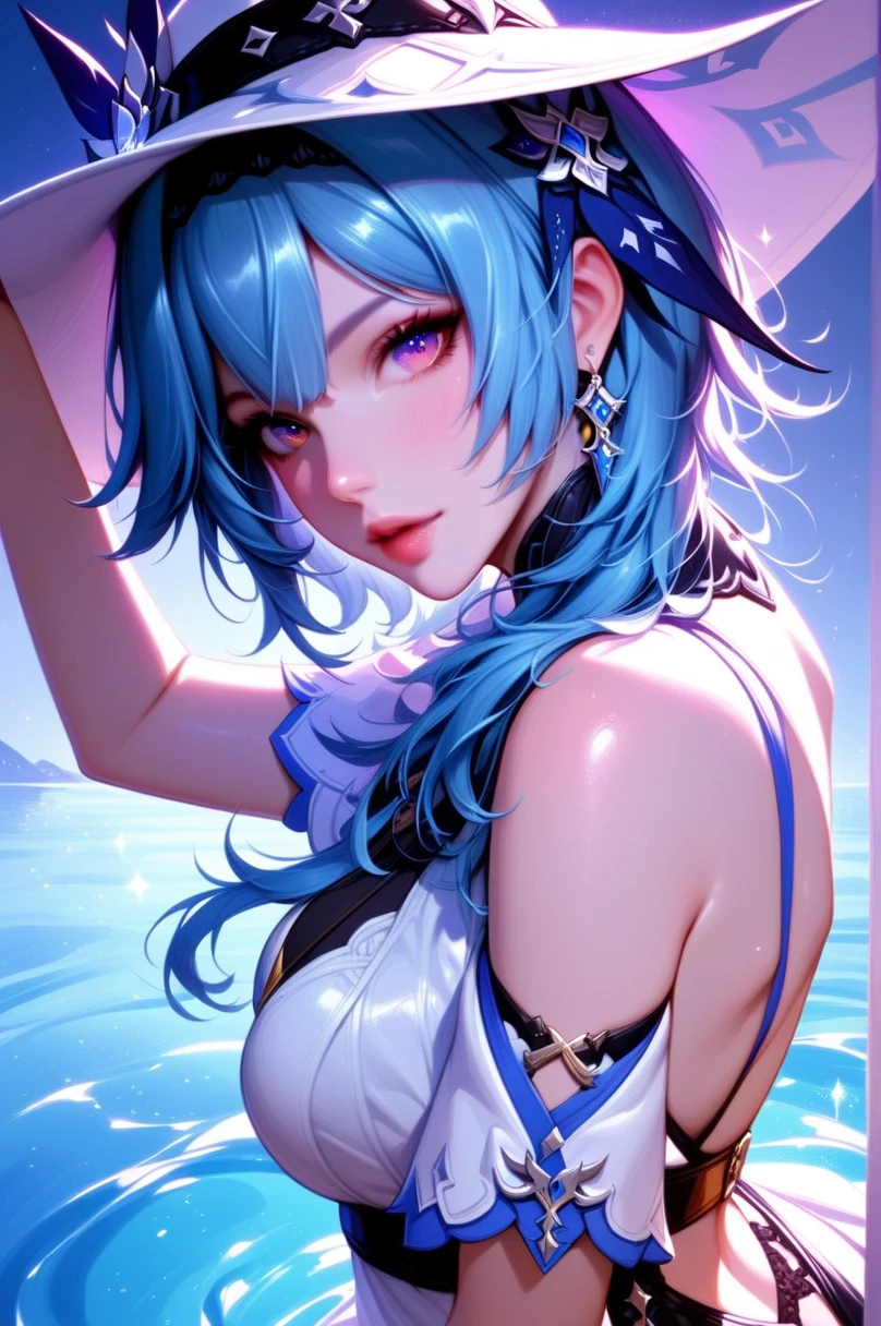 ((masterpiece))、(((Highest quality)))、hot spring、Swimwear、Erect nipples