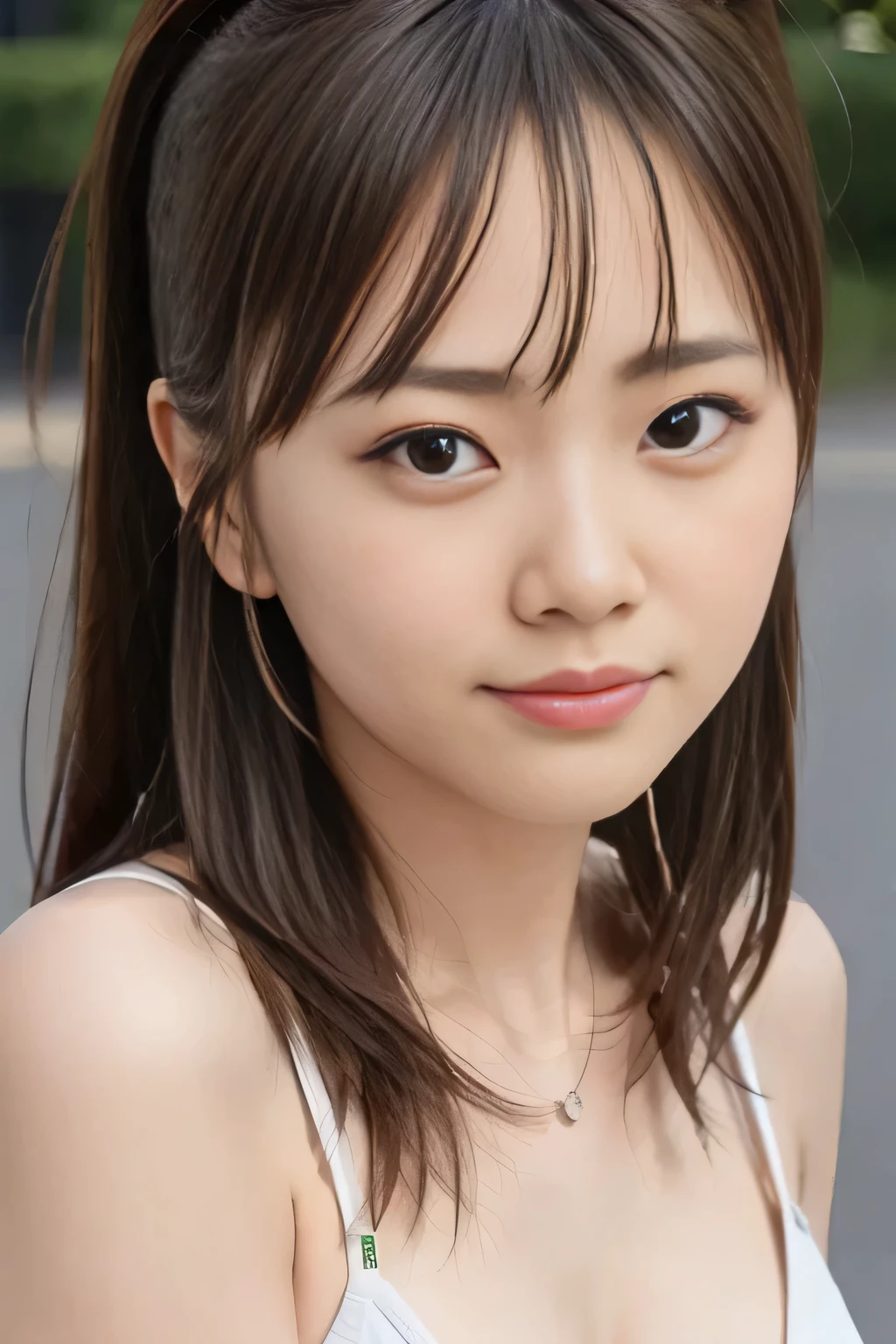 (Masterpiece, best quality , perfect anatomy, high resolution, 8k, realistic, photo realistic, natural skin texture , without makeup:1.2), 1 girl, Japanese, , female student passing away, is very cute, shy smile, ( Small breasts:1.2), (perfect figure1.2), and intimate , (ULTRA REAL: 1.4), RAW photos , realistic skin, very detailed on trends, perfect anatomy, very detailed on trends skin, physical based rendering, super low angle, looking at the camera, double eyelid, Droopy eyes, innocent face, Shameful pose, (( full body photo)), ((( very small breasts : 1.4))),( flat chest:1.4),( light brown, clear, large areolas), I only wear a thin pink competitive swimsuit, (((The vagina and nipples are wet and can be seen through:1.0))), (((Detailed nipple irregularities :1.2))), (( super realistic anal ))