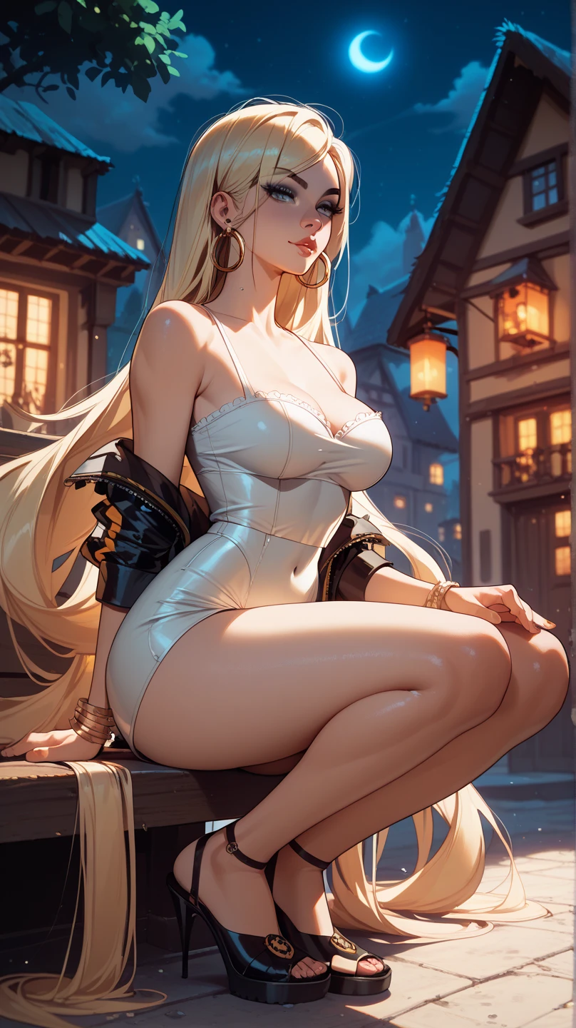 ((Лучшее качество)), ((шедевр)), (подробный), big tits, spread legs, bikini