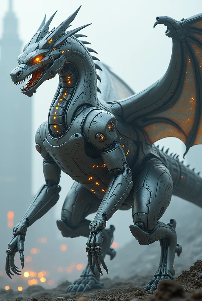 A robot dragon