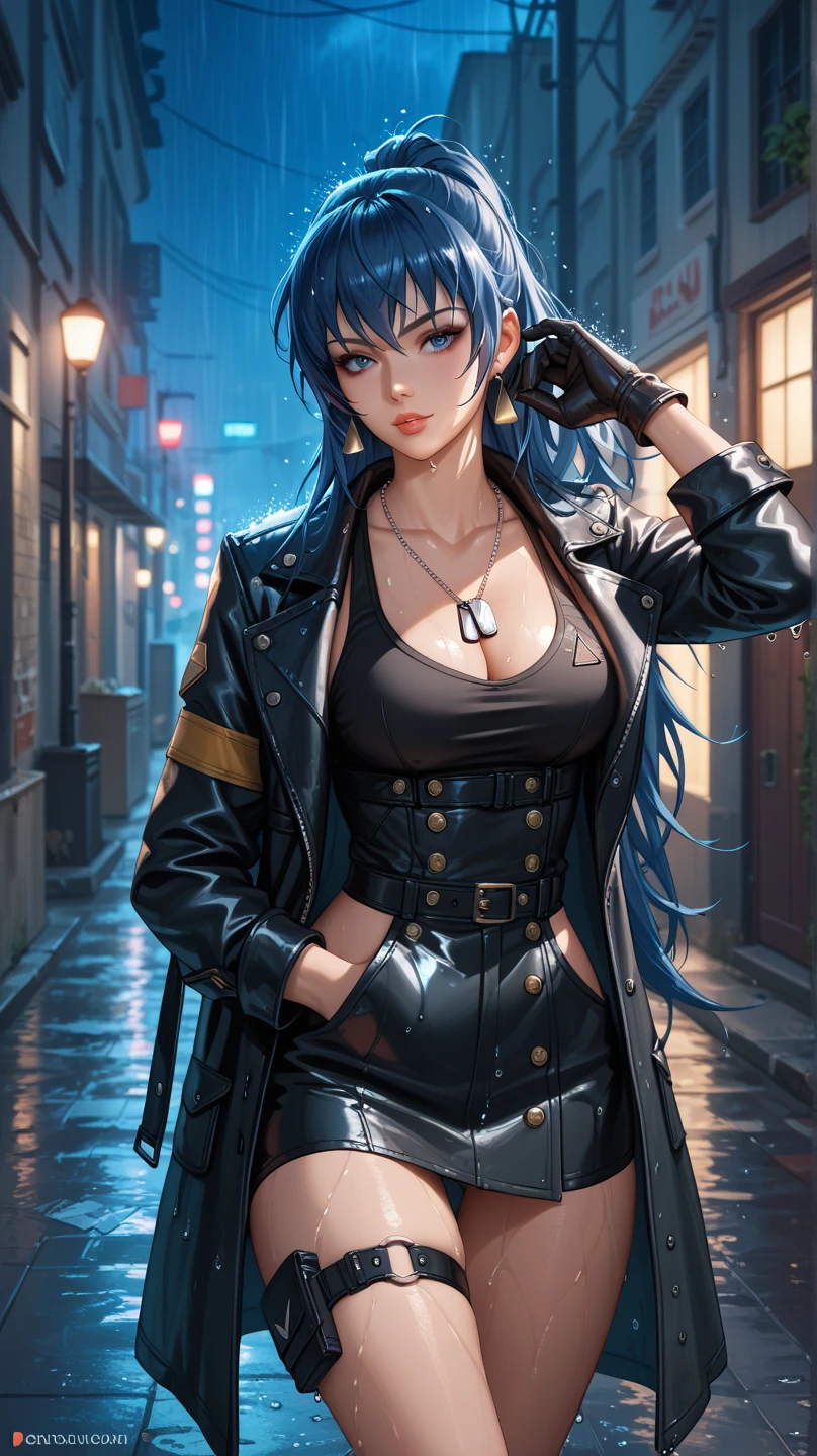 Kitten still (DXD), 1 Girl, police, cap, Policewoman, Small Breasts,